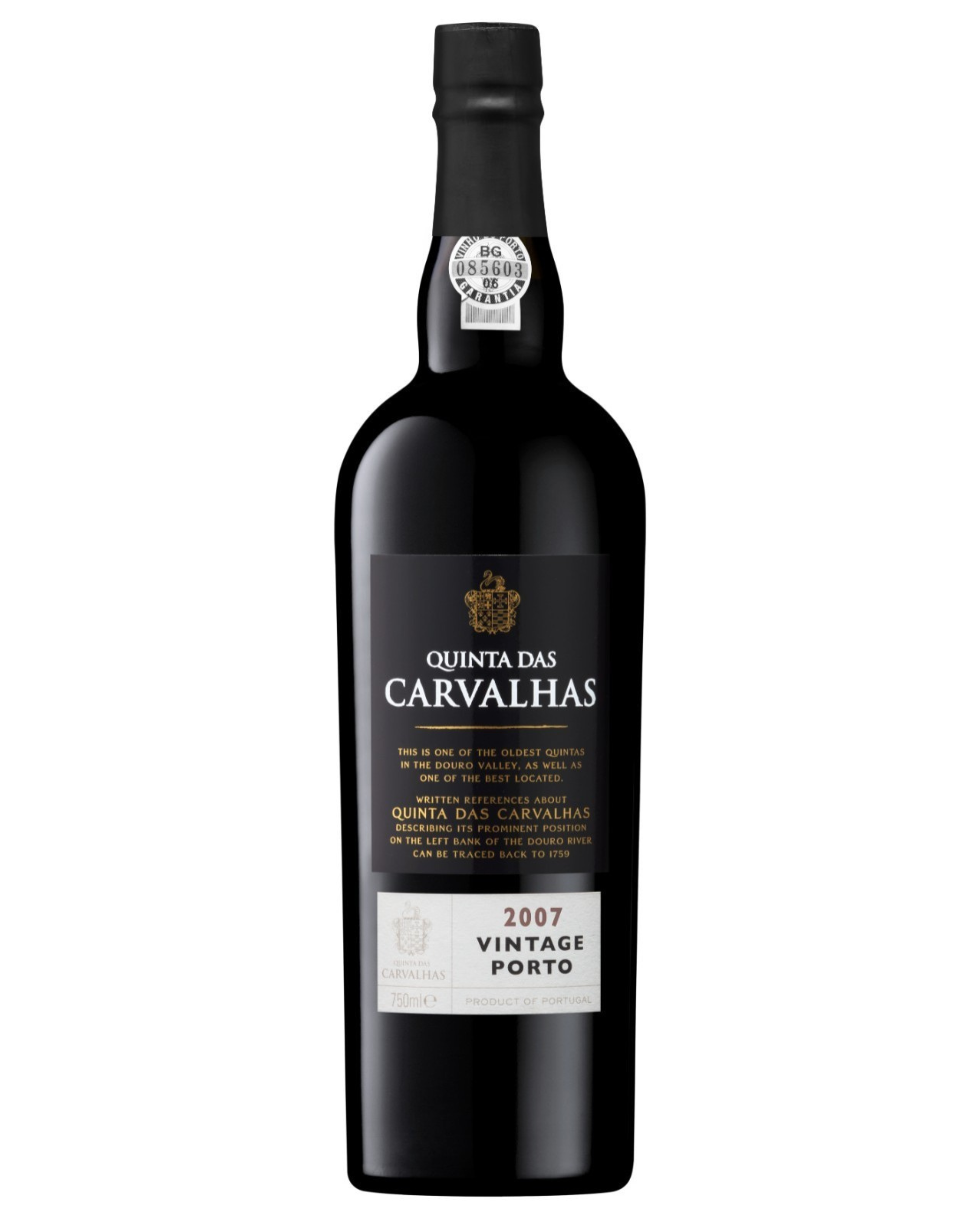 Quinta das Carvalhas Vintage Port Wine 2007 75cl