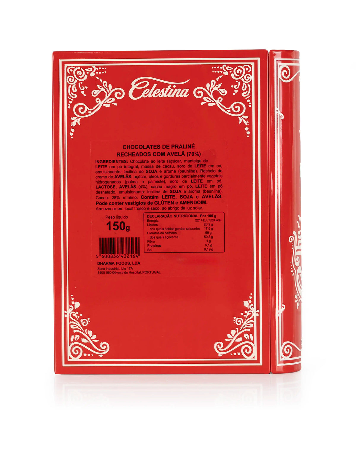 Lata "Chocolate Book" Celestina 150g