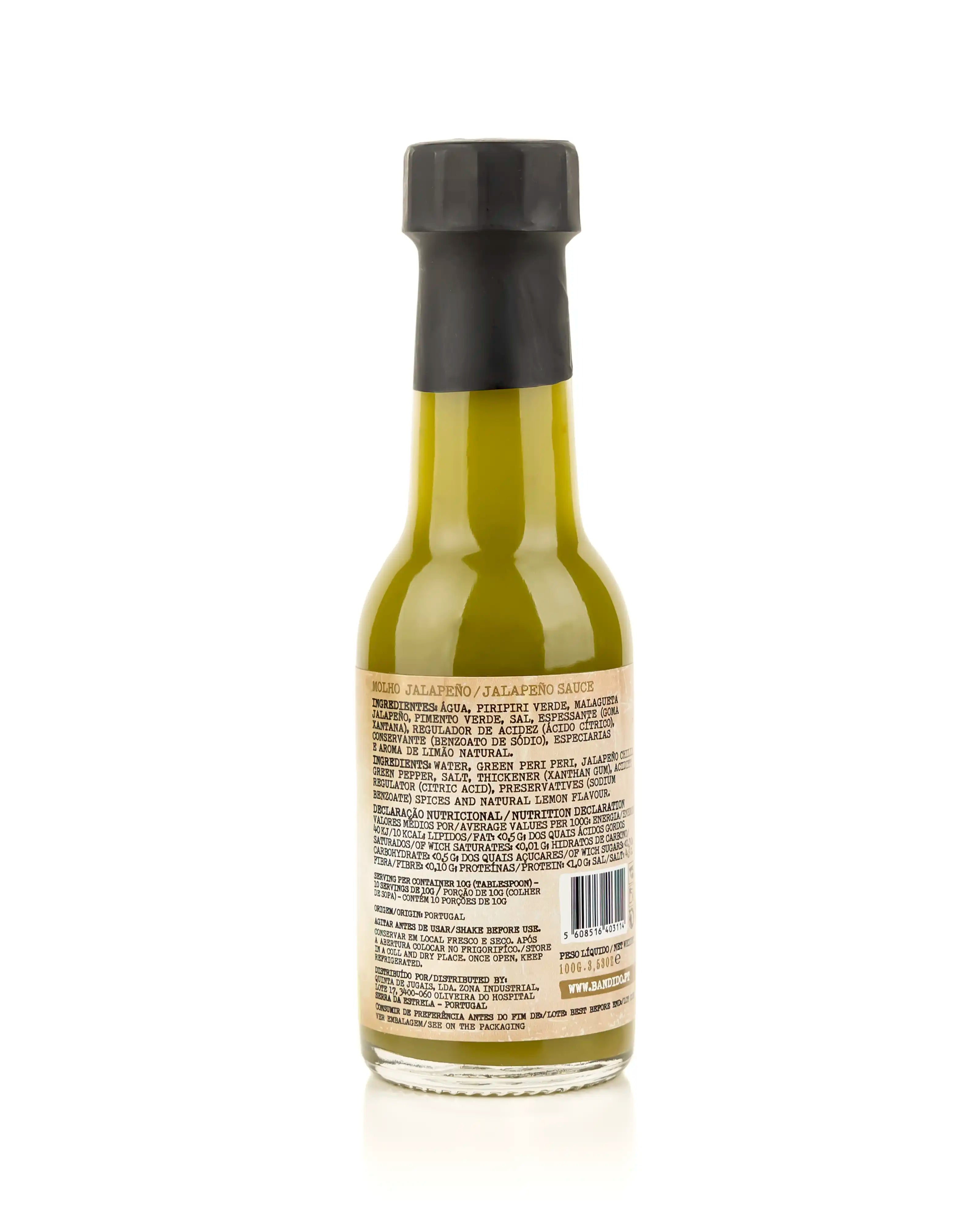 Molho Picante Jalapeño Bandido 100ml