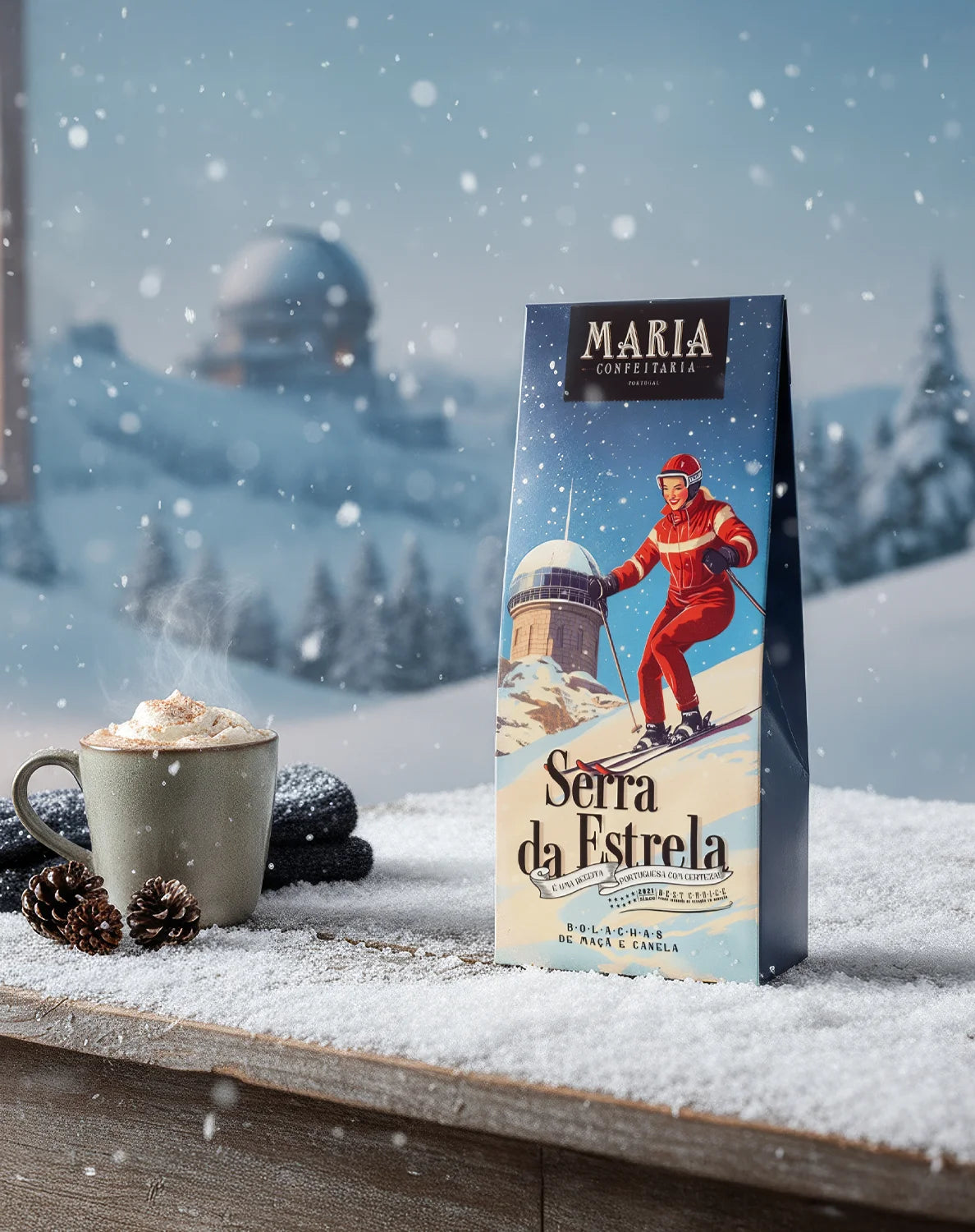 Bolachas de Maçã e Canela Maria Confeitaria Edição Serra da Estrela 150g