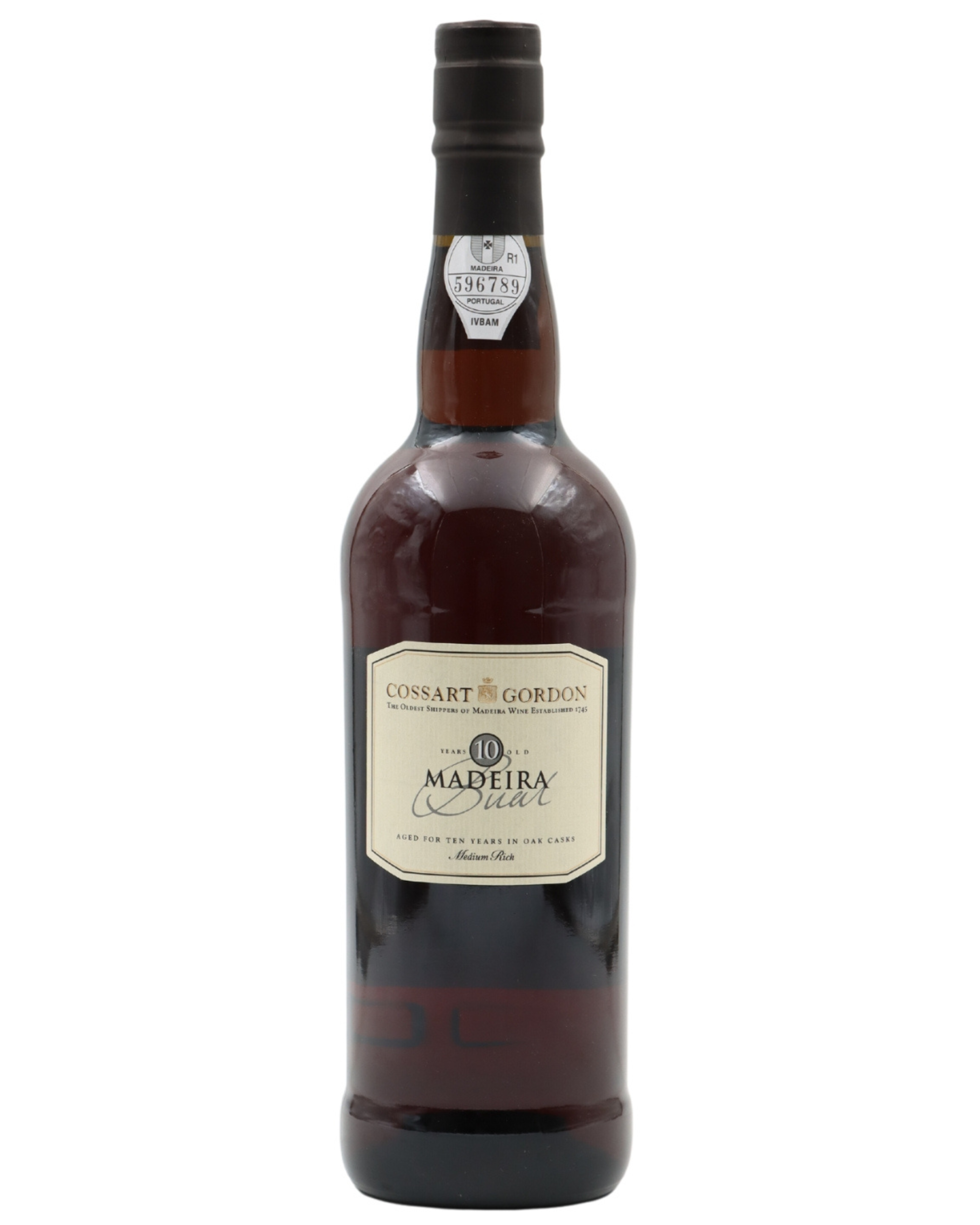 COSSART GORDON 10 ANOS BUAL (MEIO DOCE) 75 cl