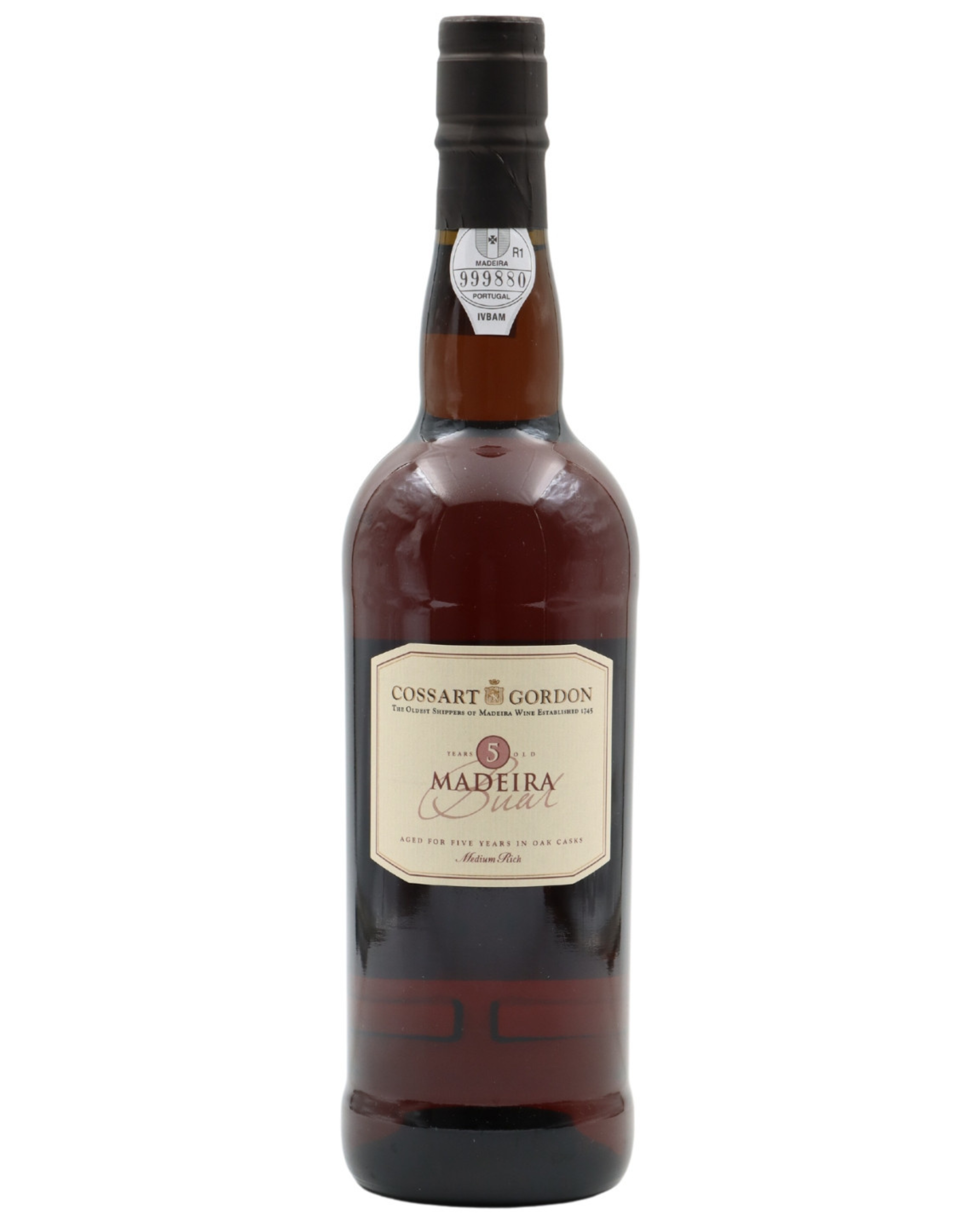 COSSART GORDON 5 ANOS BUAL (MEIO DOCE) 75 cl