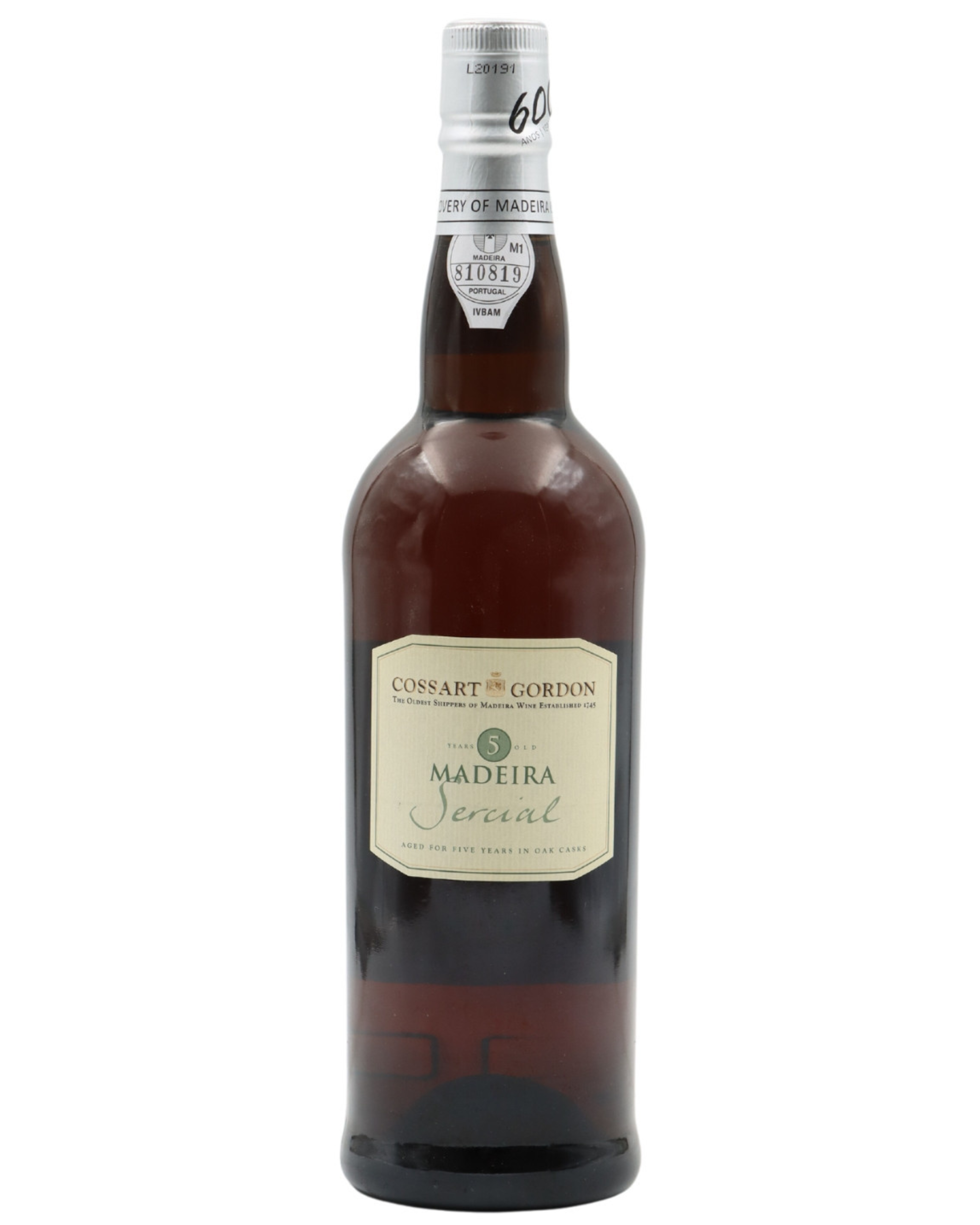 COSSART GORDON 5 ANOS SERCIAL (SECO) 75 cl