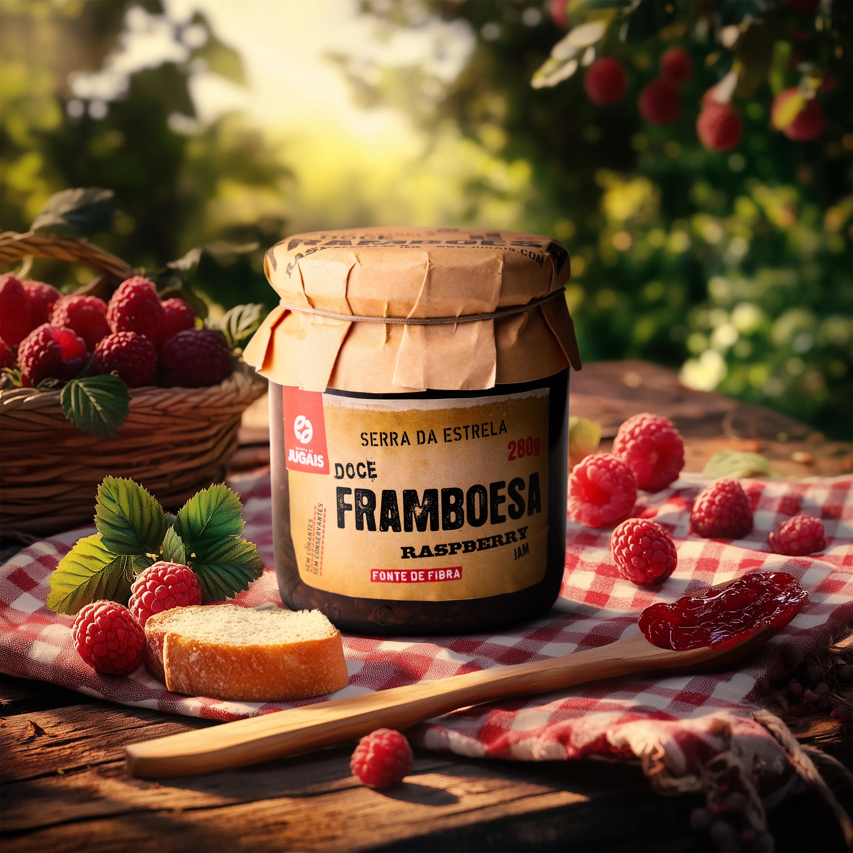 Doce de Framboesa Quinta de Jugais 280g