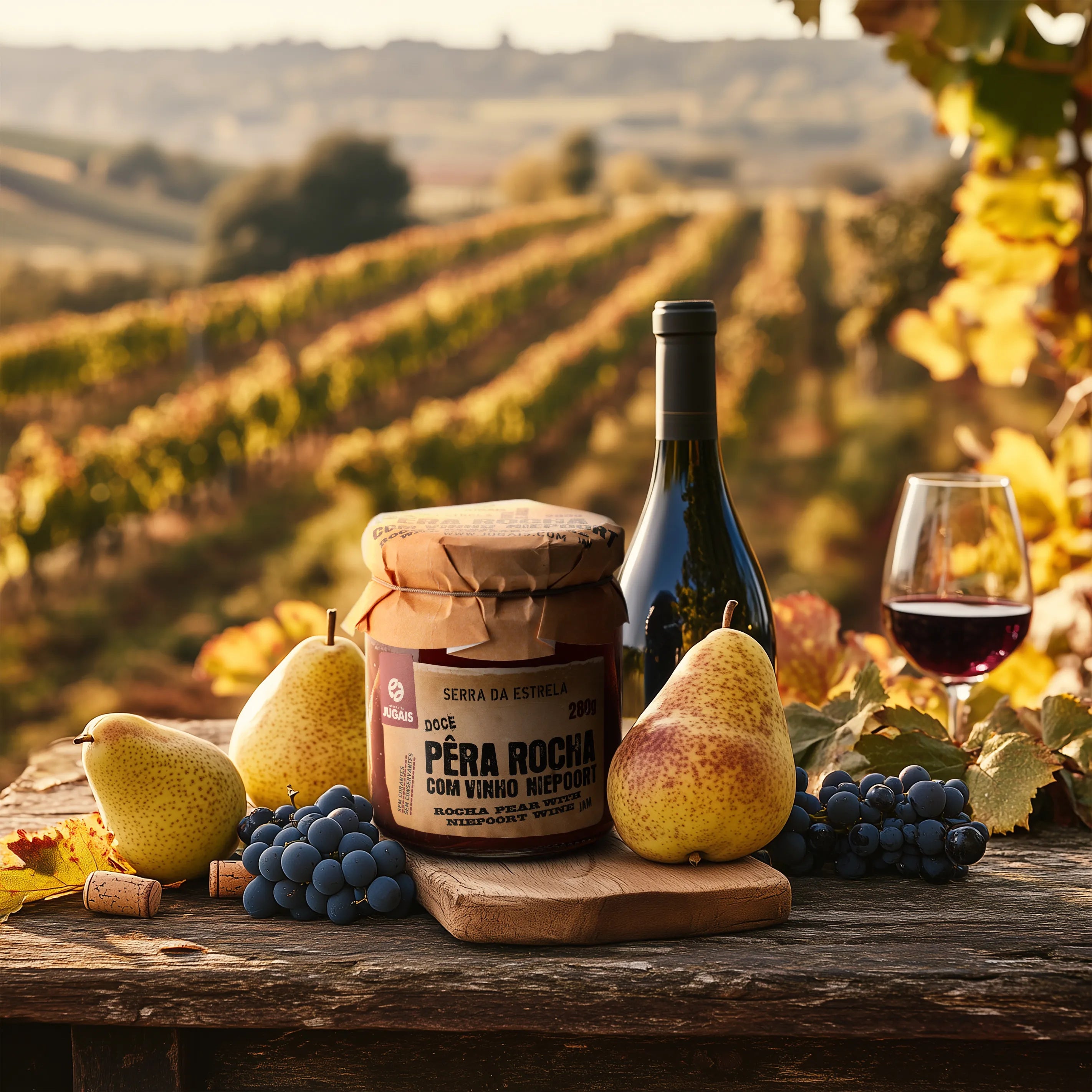 Rocha Pear Jam with Niepoort Wine Quinta de Jugais 280g