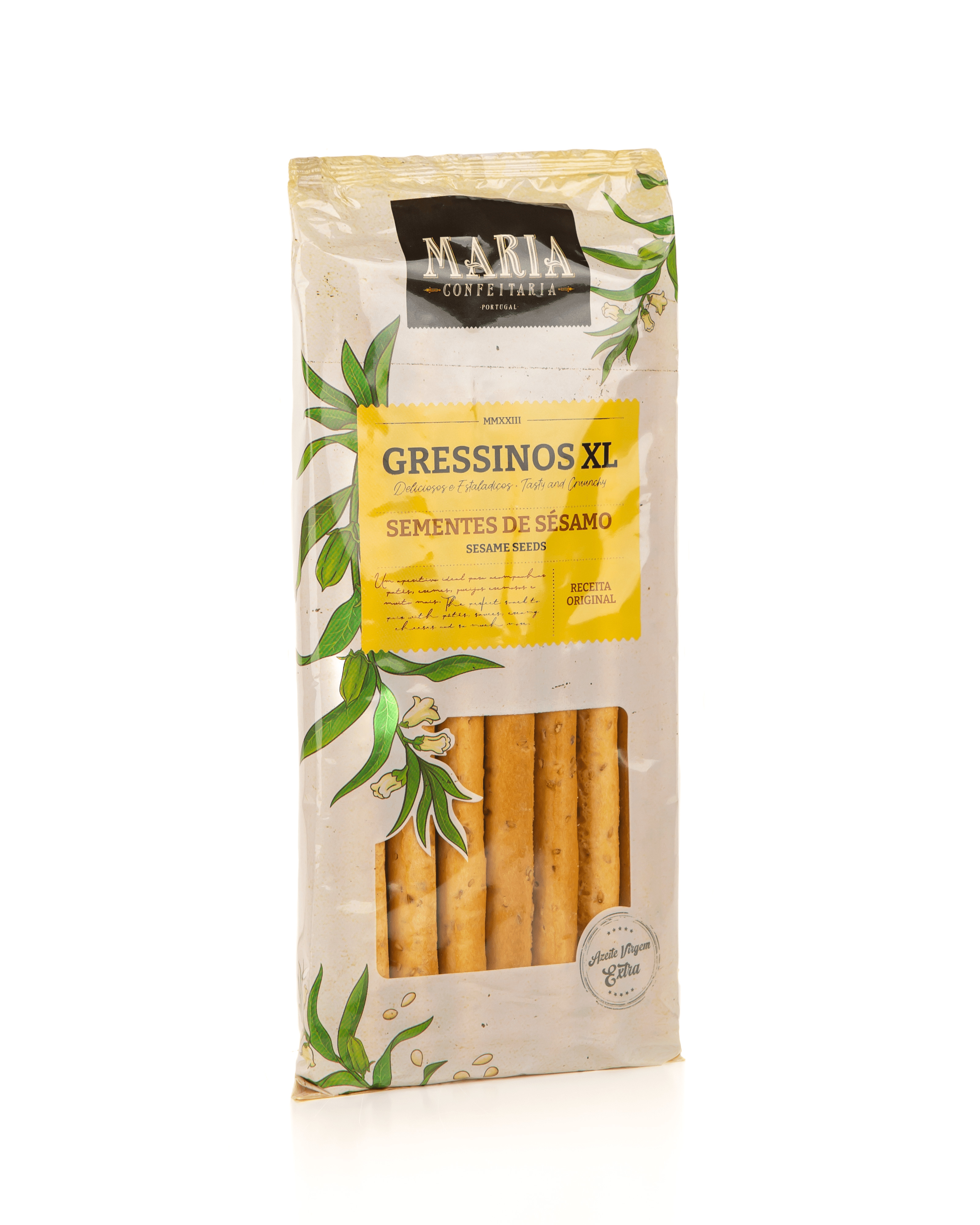 Gressinos XL Sementes de Sésamo Maria Confeitaria