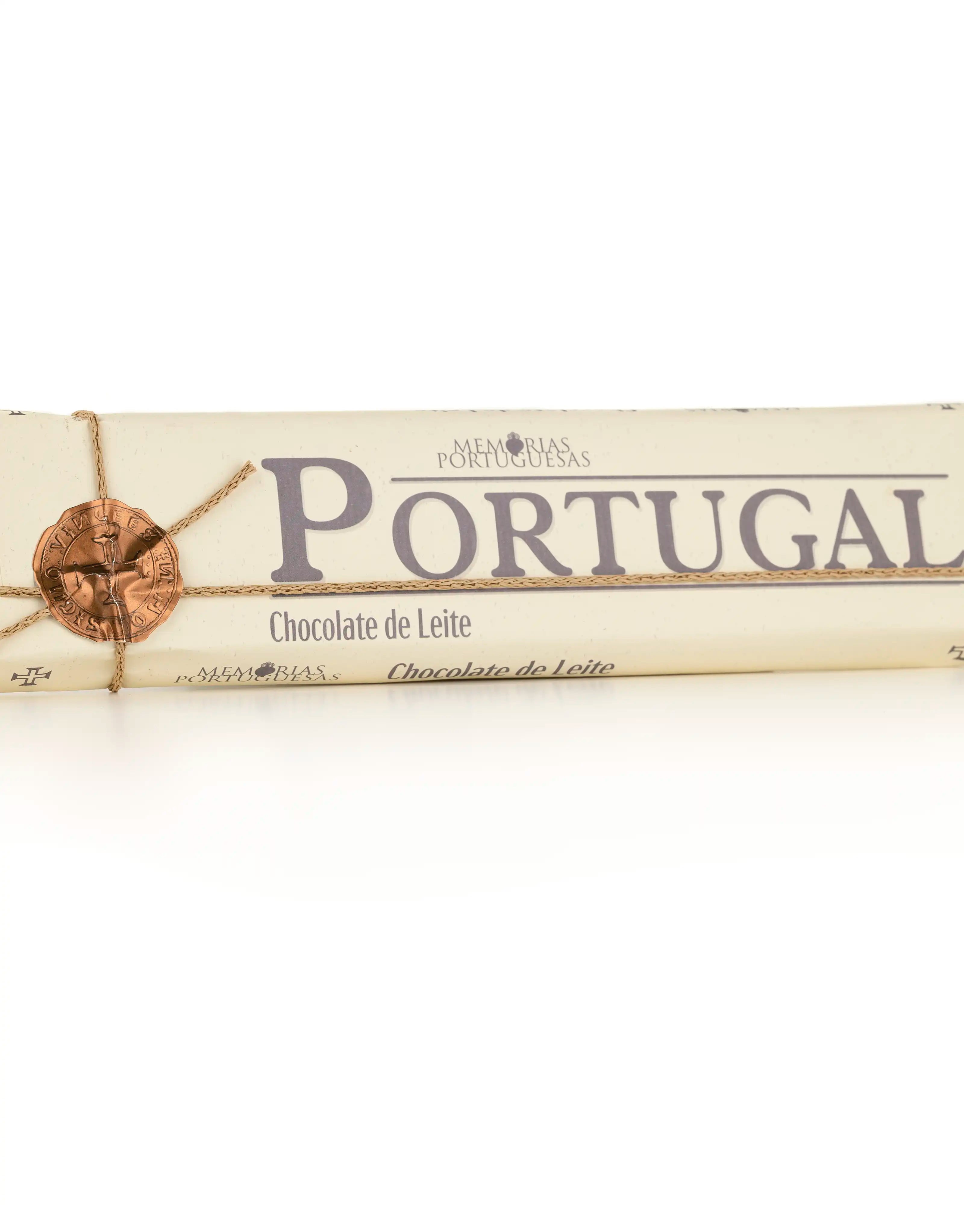 Tablete de Chocolate de Leite &quot;Portugal&quot; Memórias Portuguesas 300g