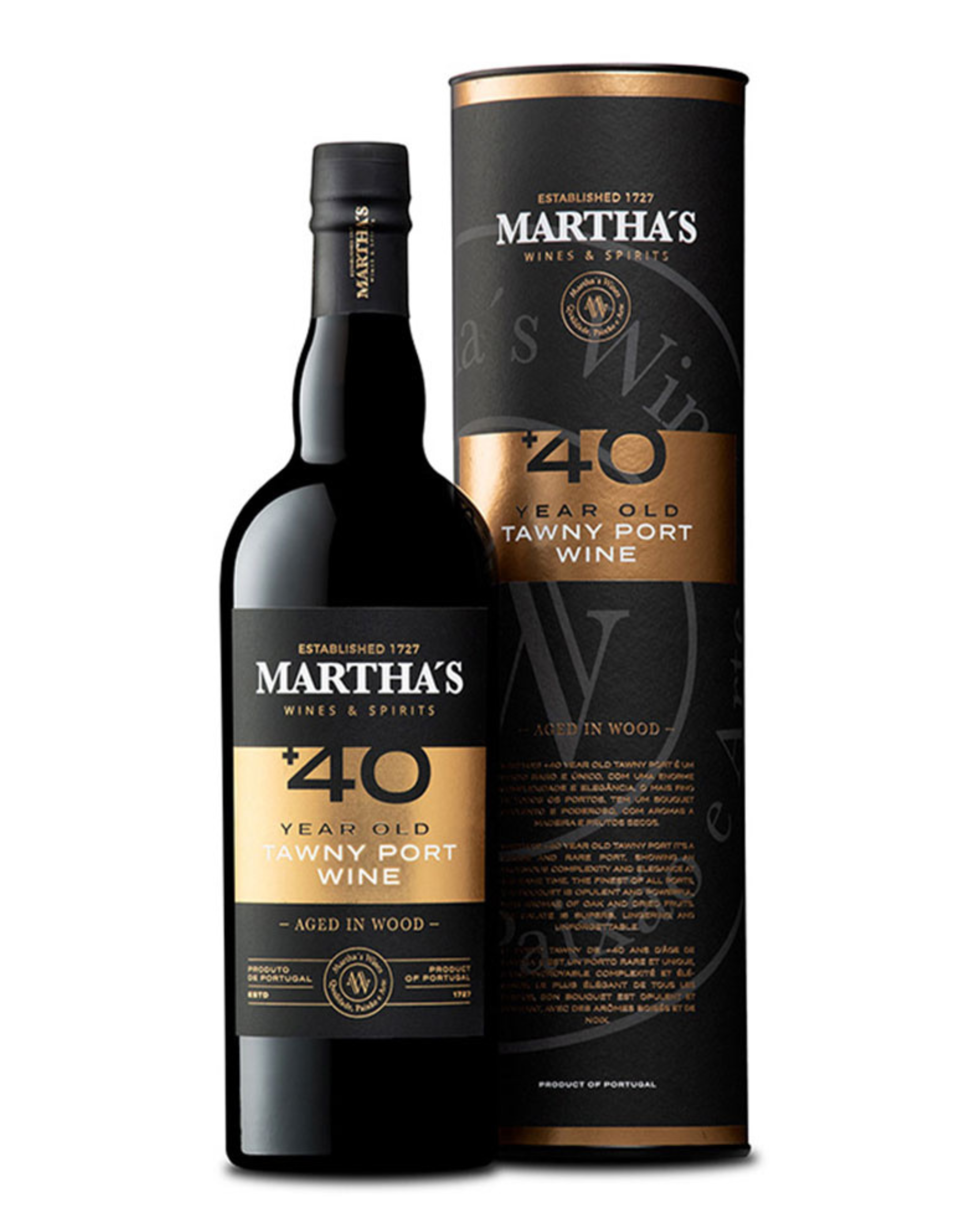 Marthas Classic Porto 40 years old with tube 75cl