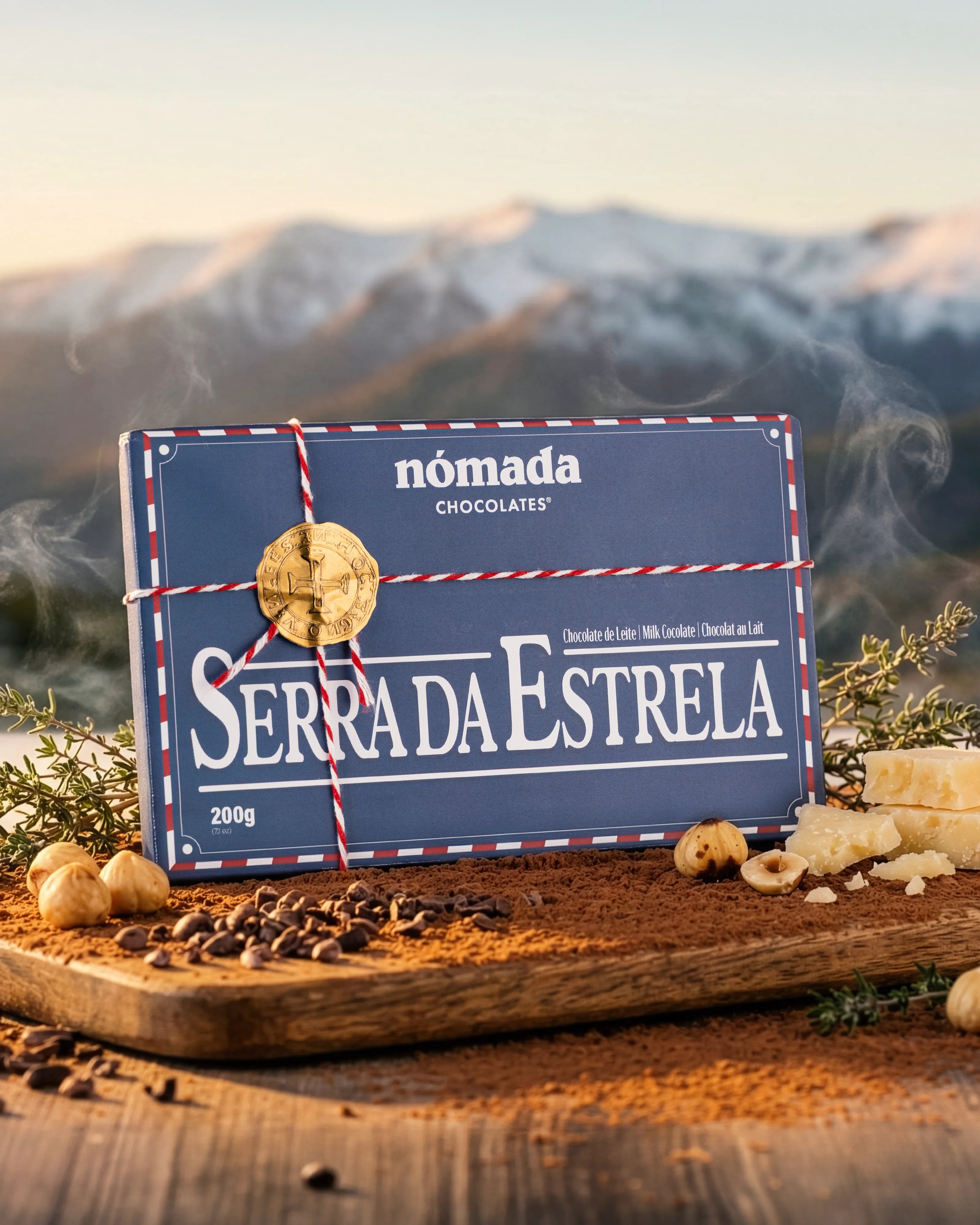 Tablete de Chocolate de Leite "Serra da Estrela" Nómada 200g