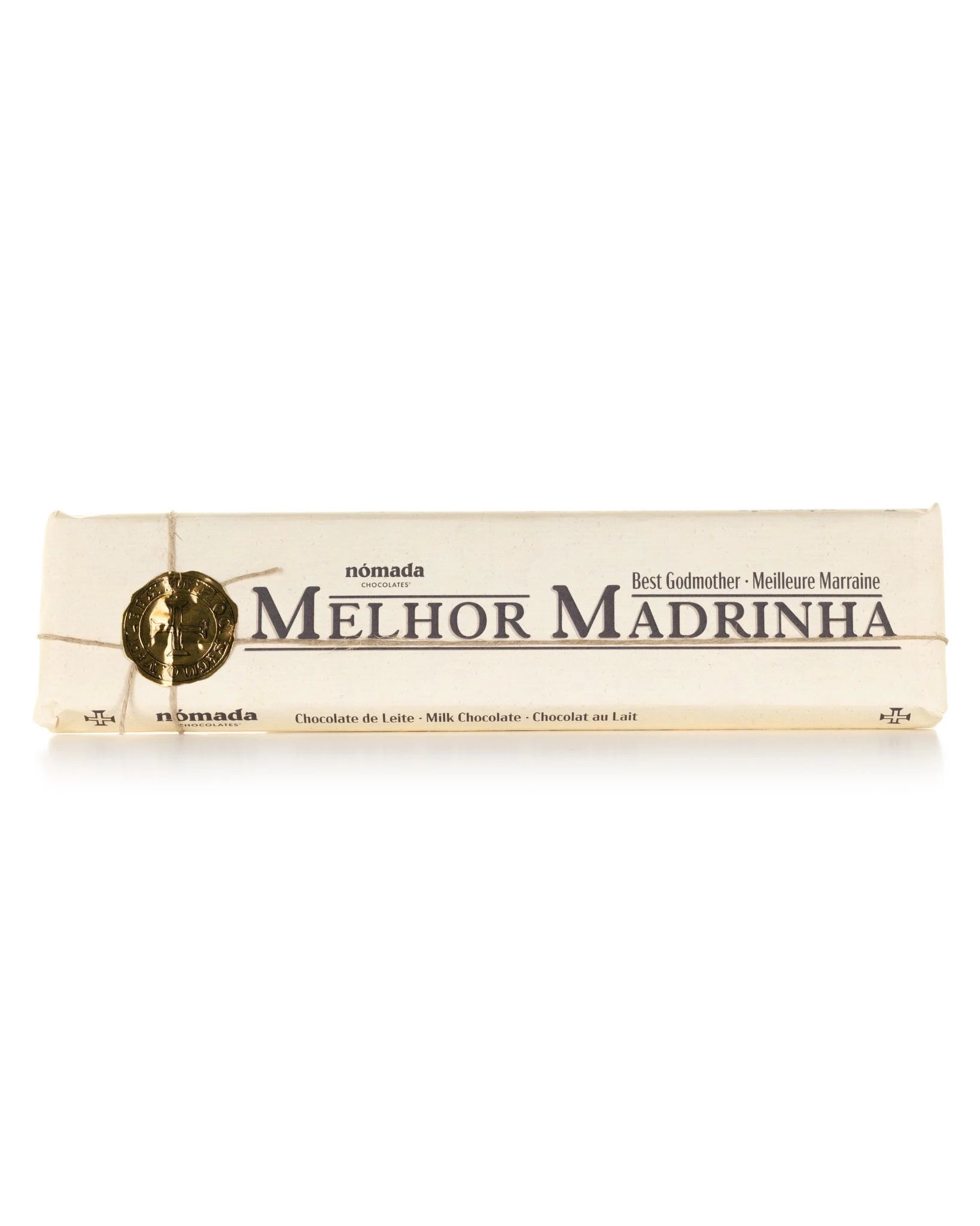 Milk Chocolate Bar "Best Godmother" Nómada Chocolates 300g