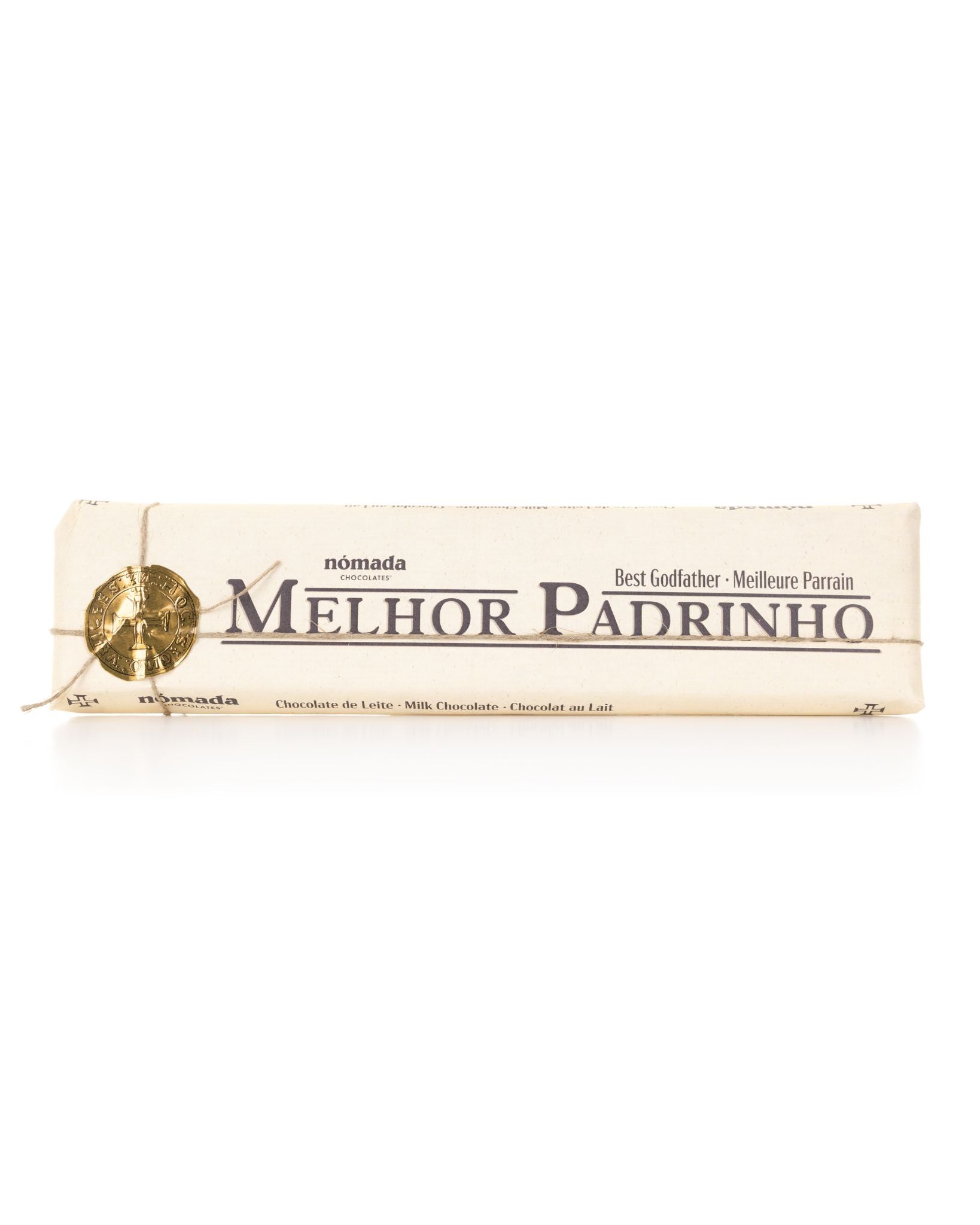 Milk Chocolate Bar "Best Godfather" Nómada Chocolates 300g