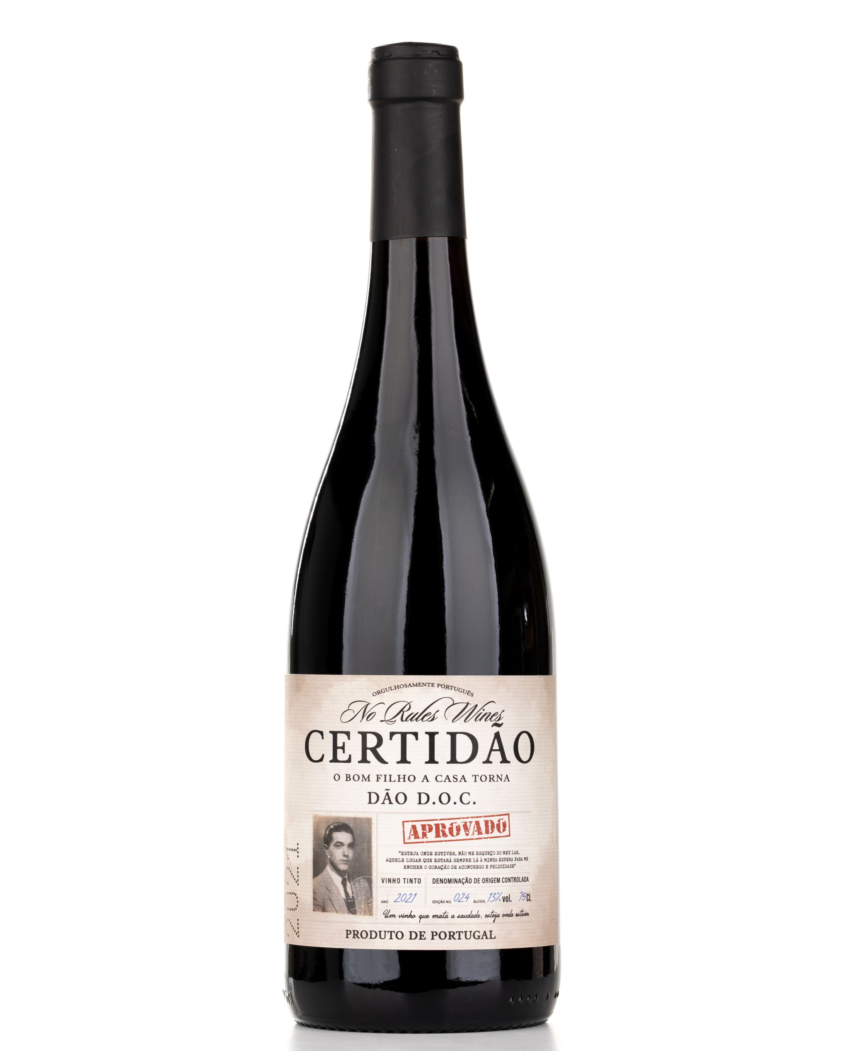 Vinho Tinto Certidão 75cl