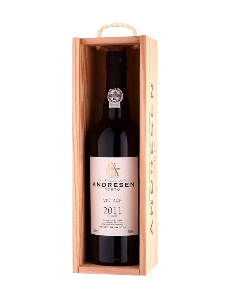A Bottle of Andresen Vintage 2011 Port