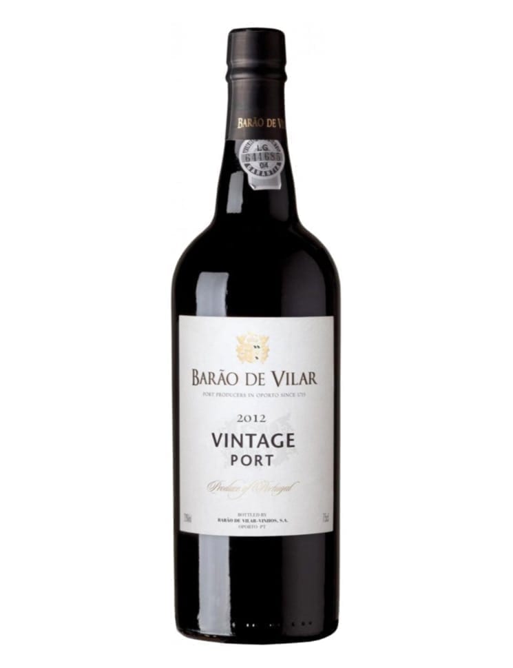 A Bottle of Barão de Vilar Vintage 2012 Port