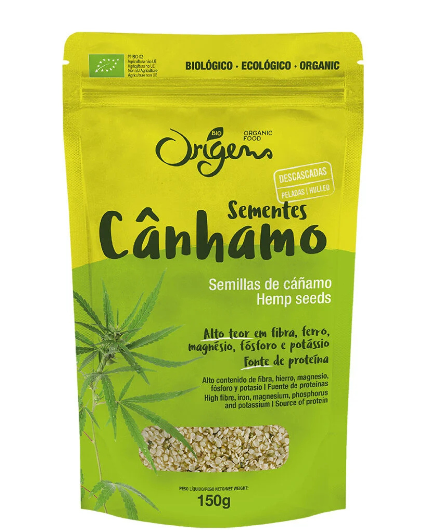 Hemp Seeds Origins 150g
