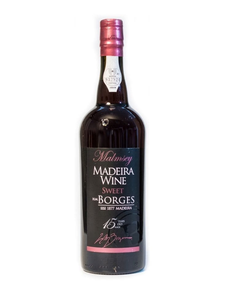 H M Borges 15 Years Malmsey Madeira