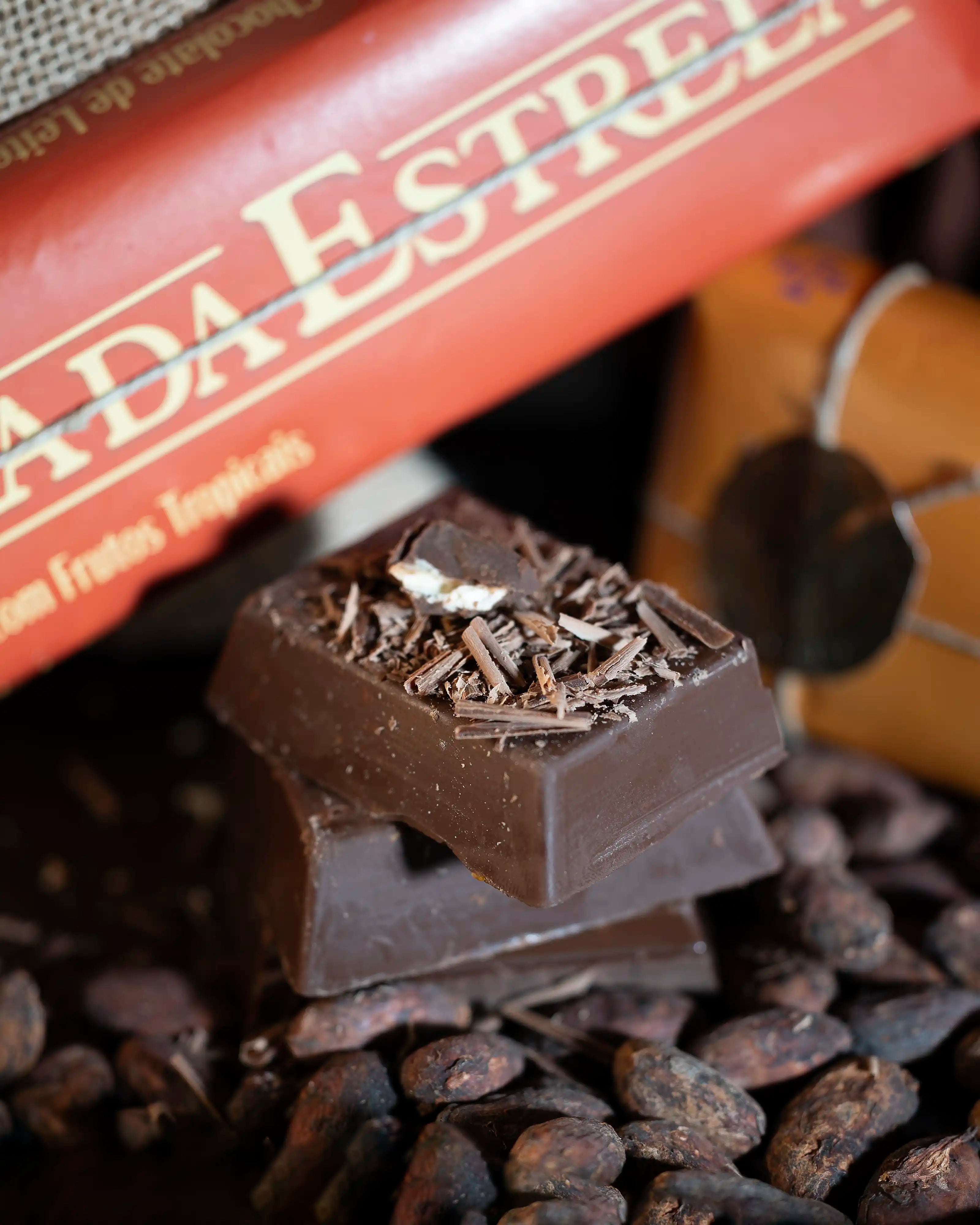 Milk Chocolate Tablet with Tropical Fruits 300g Nómada