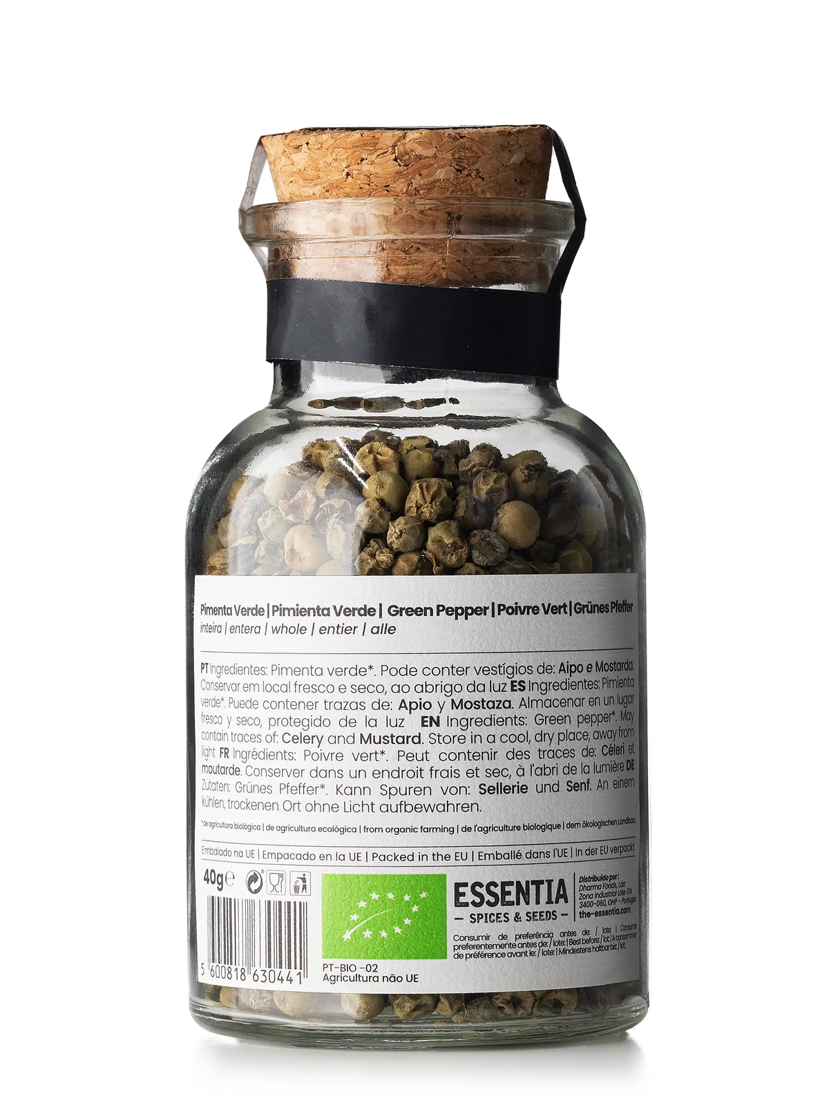 Essentia Green Peppercorns 40g