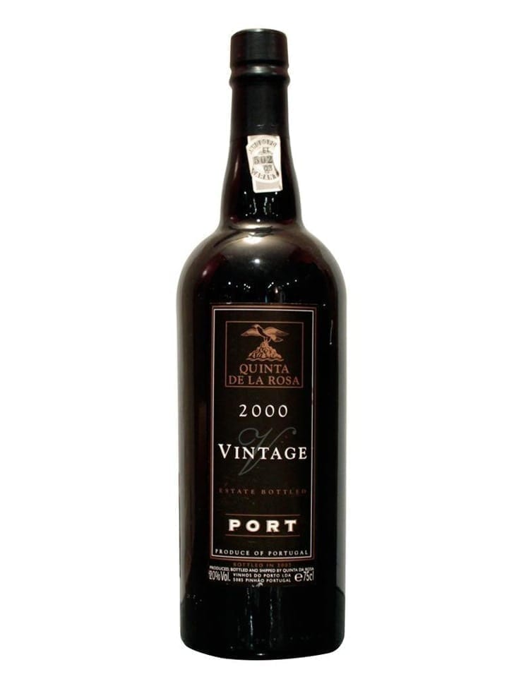 A Bottle of Quinta de la Rosa Vintage 2000 Port