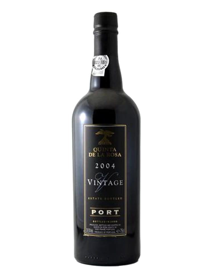 A Bottle of Quinta de la Rosa Vintage 2004 Port