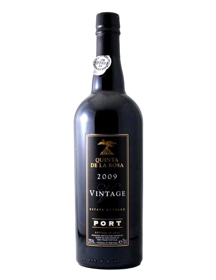 A Bottle of Quinta de la Rosa Vintage 2009 Port