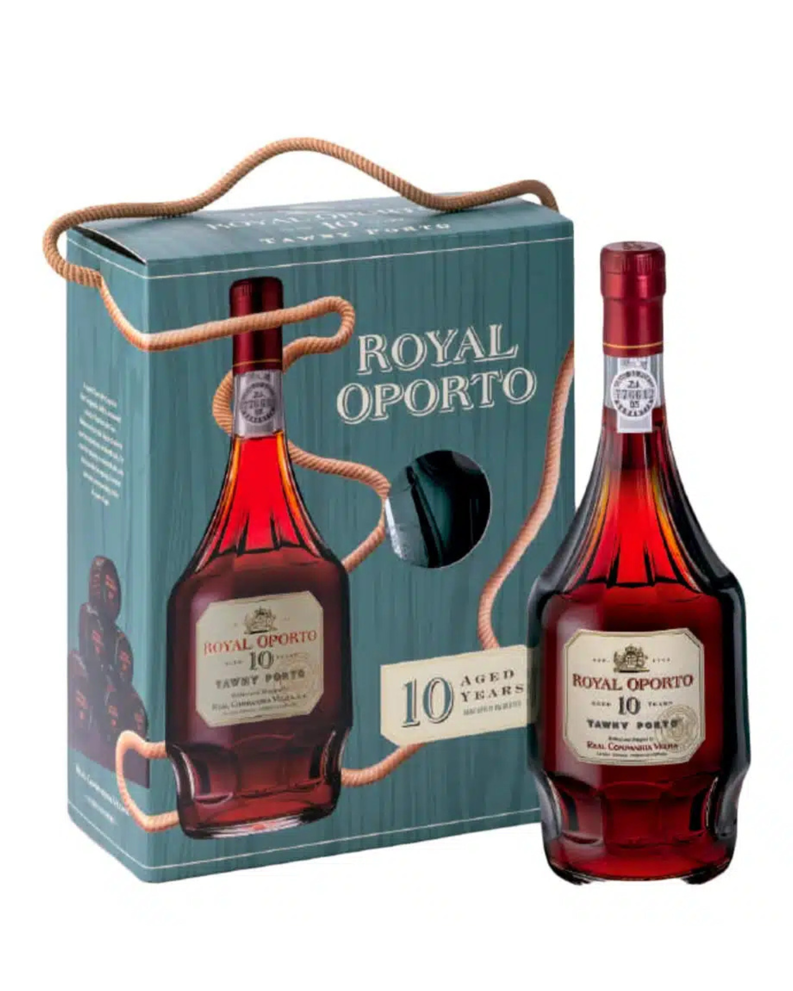 Vinho do Porto Royal Oporto 10 Anos 75cl c/2 cálices