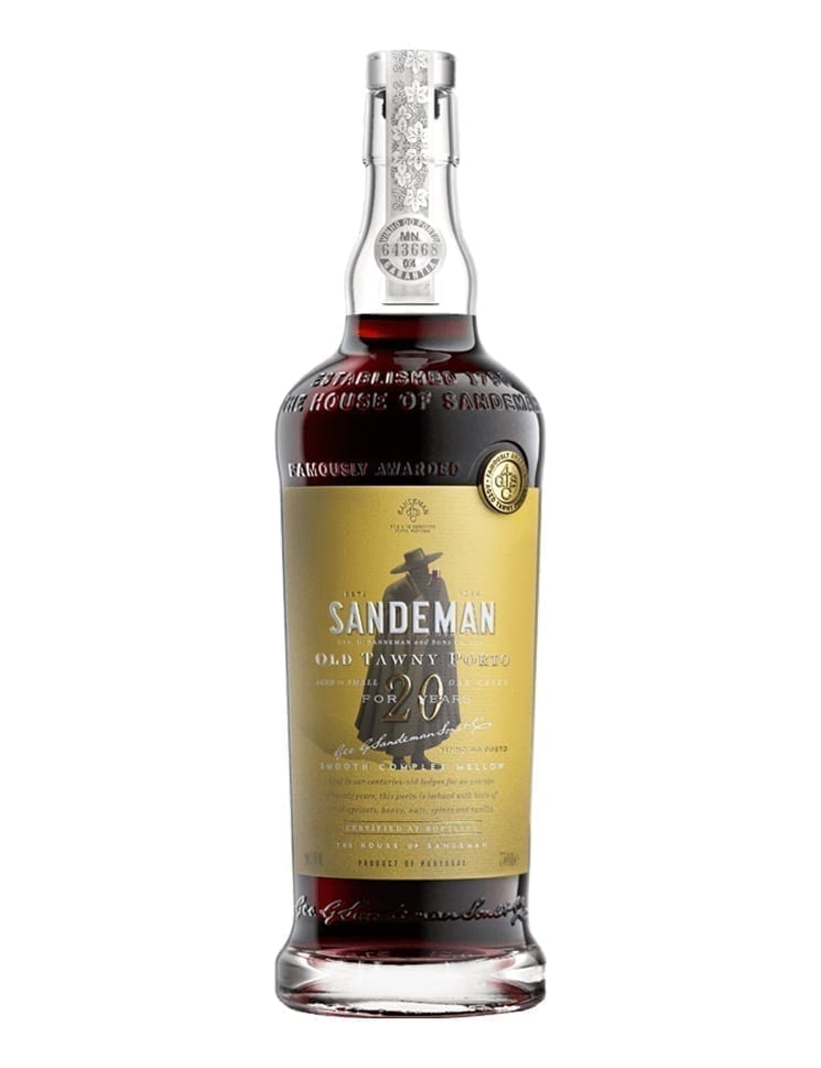 A Bottle of Sandeman 20 Years Tawny Port Wine