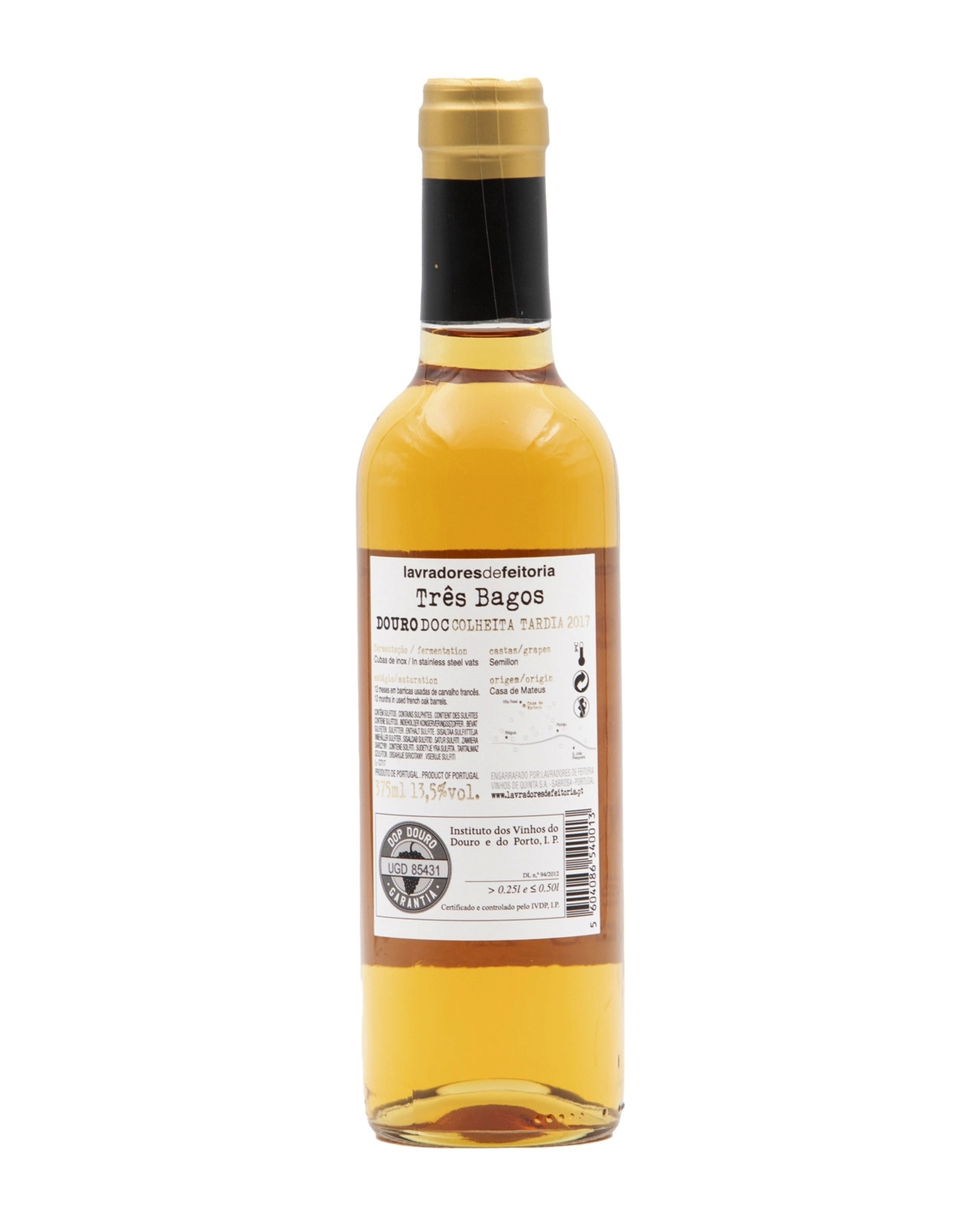 Douro White Wine Três Bagos Late Harvest 37.5cl
