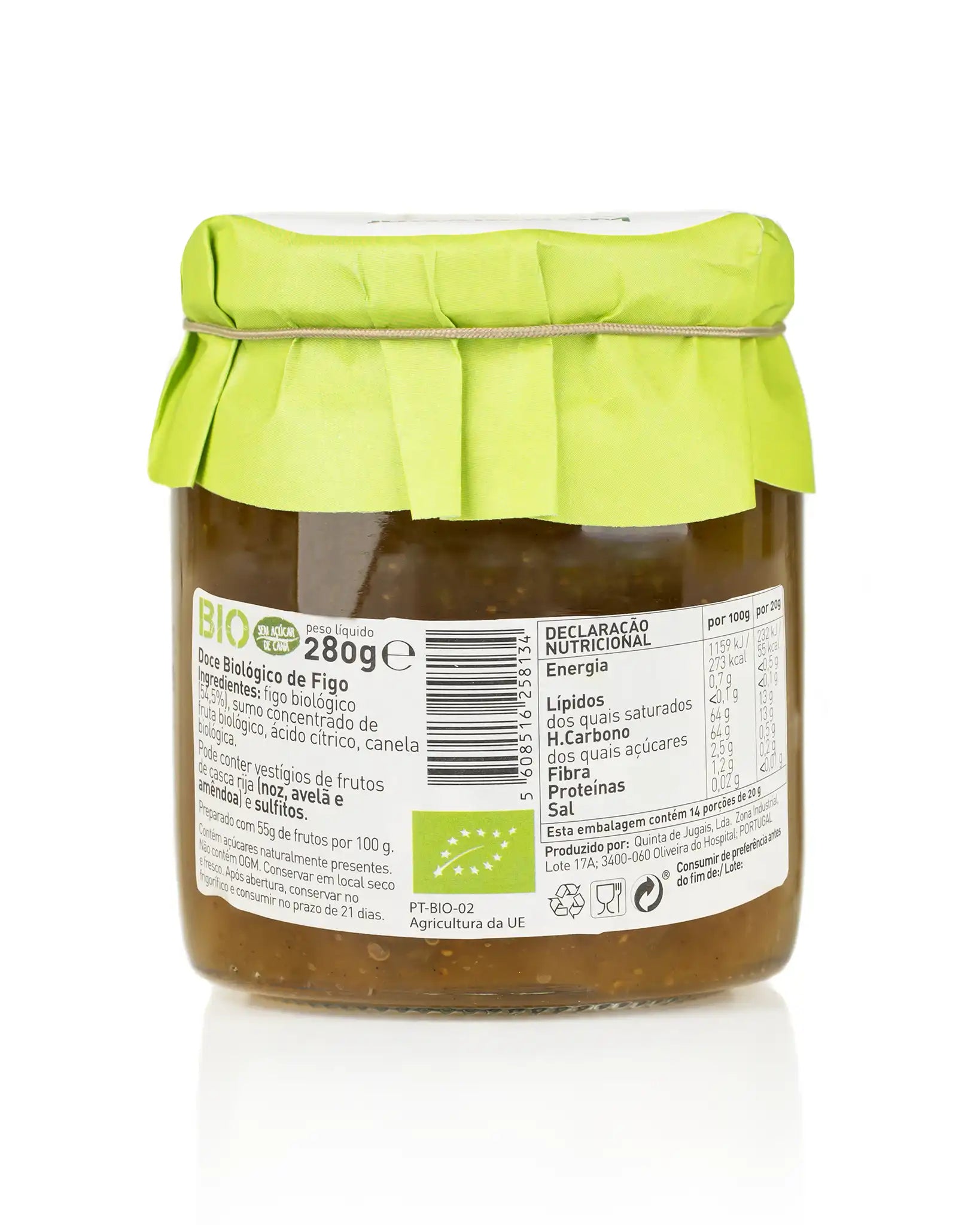Doce Bio Figo Quinta de Jugais 280g (imagem apenas demonstrativa)