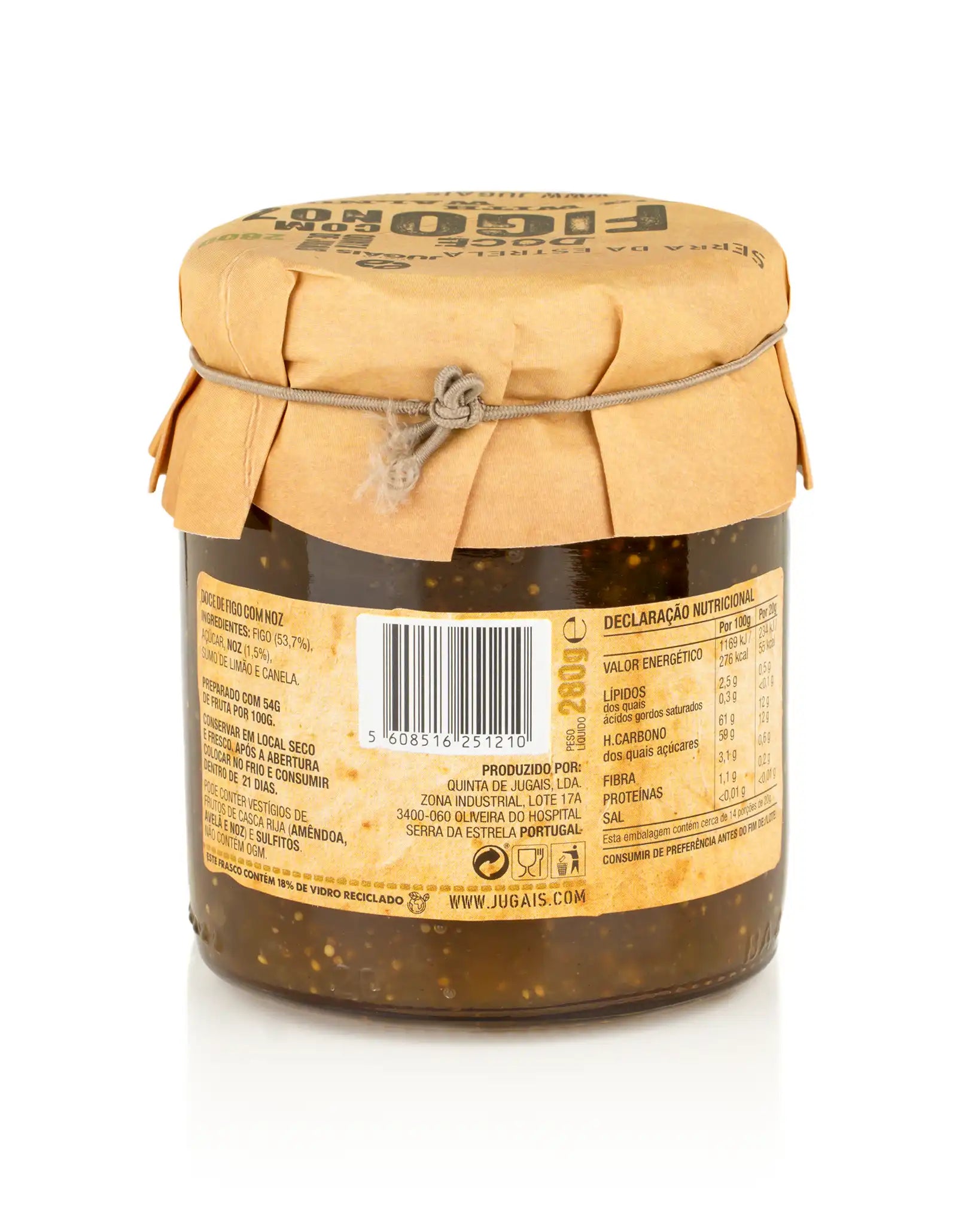 Doce de Figo com Noz Quinta de Jugais 280g (imagem apenas demonstrativa)