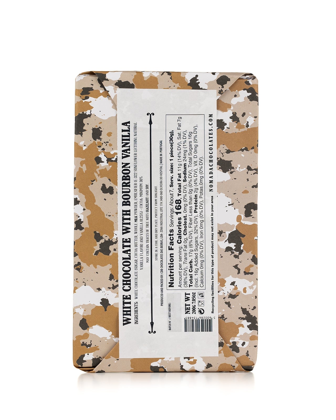 Chocolate Branco com Baunilha Bourbon Nómada