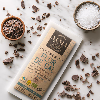 Dark Chocolate BIO 60% Cocoa w/ Fleur de Sel Alma do Cacau 100 g