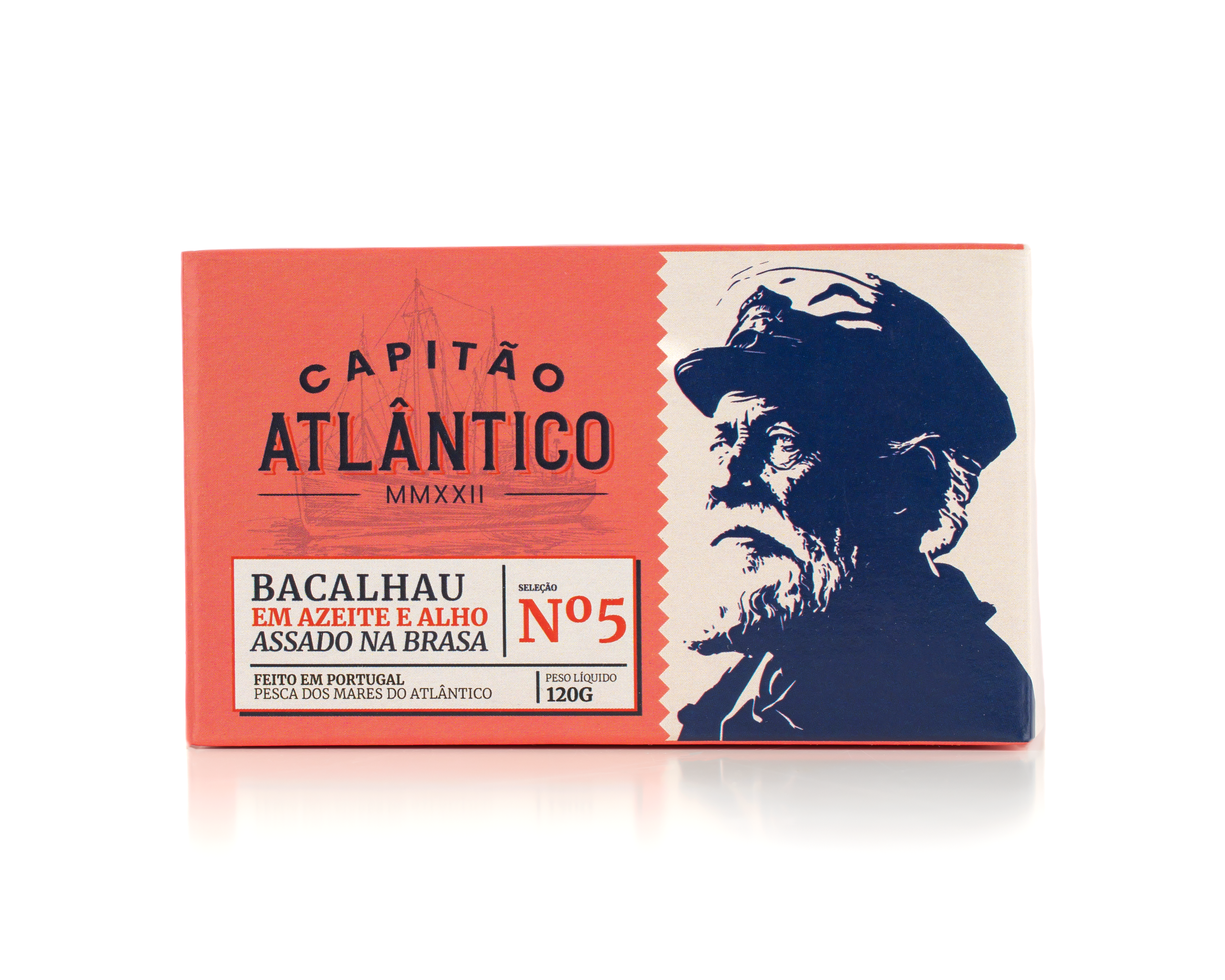 Bacalhau em Azeite e Alho Assado na Brasa Capitão Altêntico