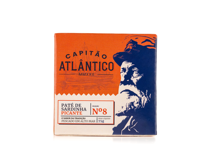 Patê de Sardinha Picante Capitão Atlântico 75g