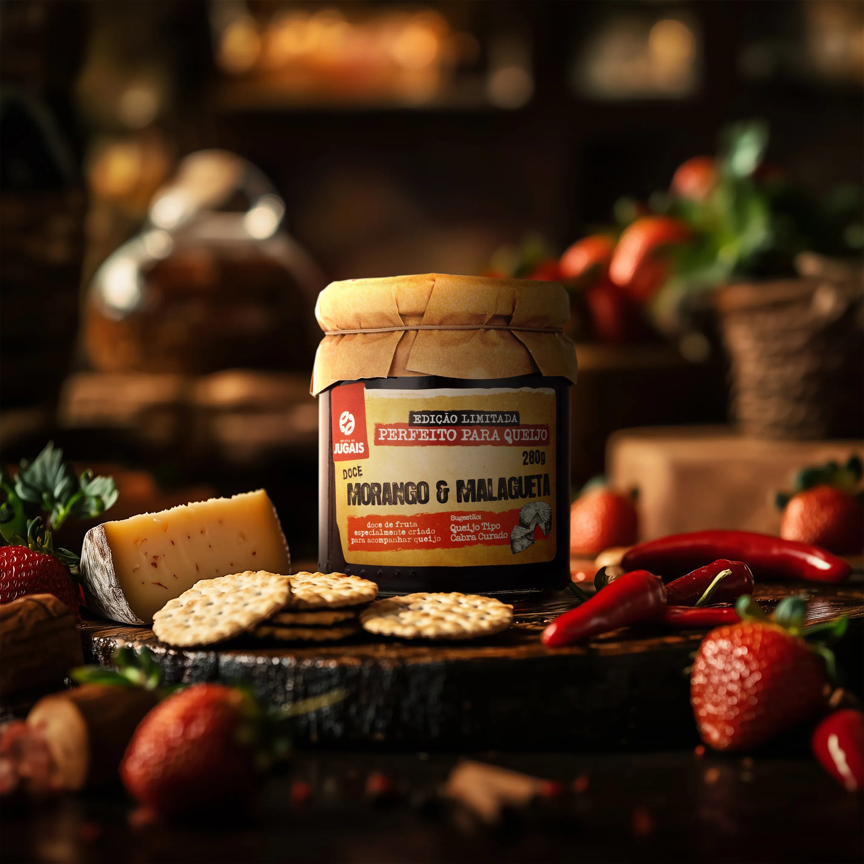 Strawberry Jam with Chili Pepper Quinta de Jugais 280g