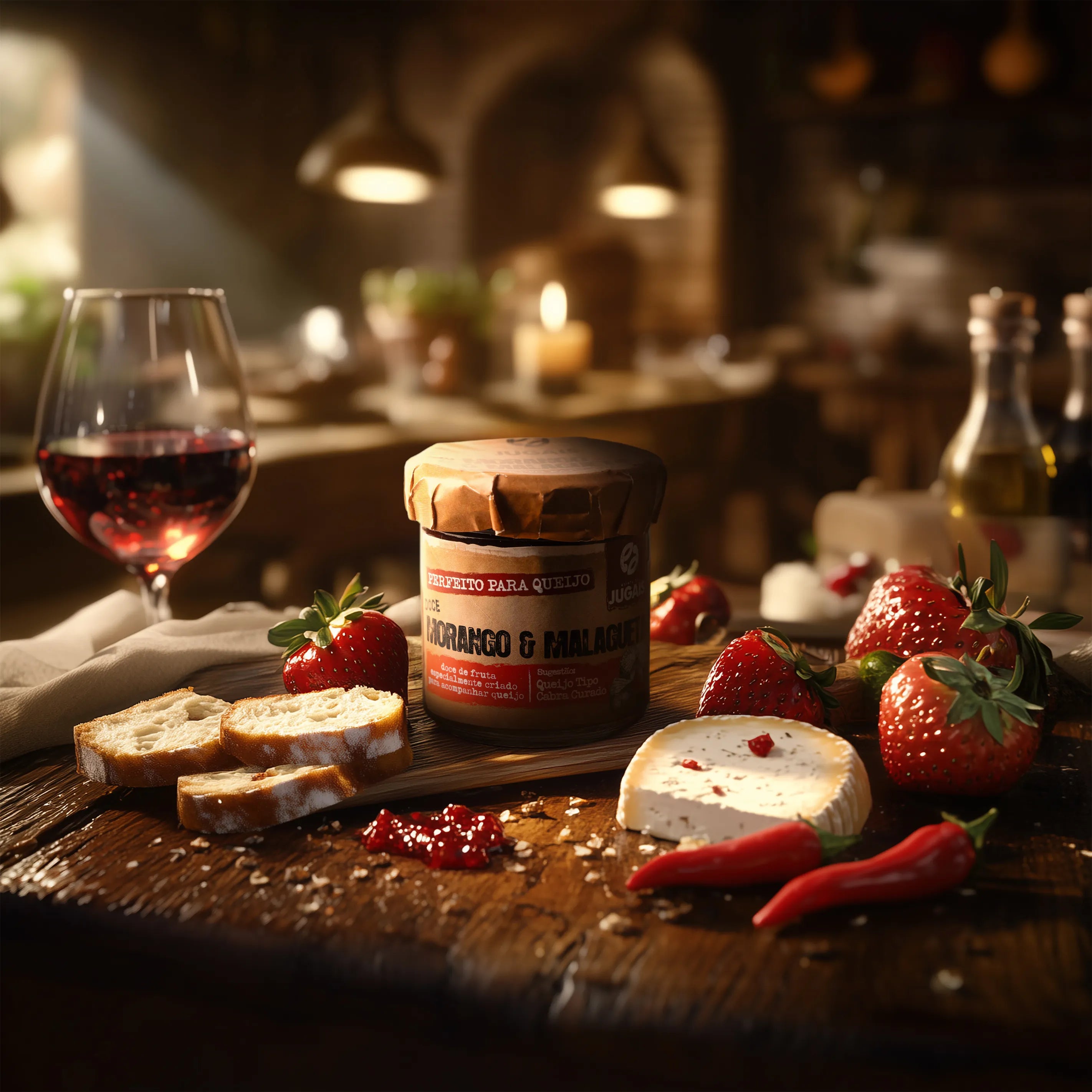 Perfect Jam for Cheese - Strawberry and Chilli Quinta de Jugais 180g