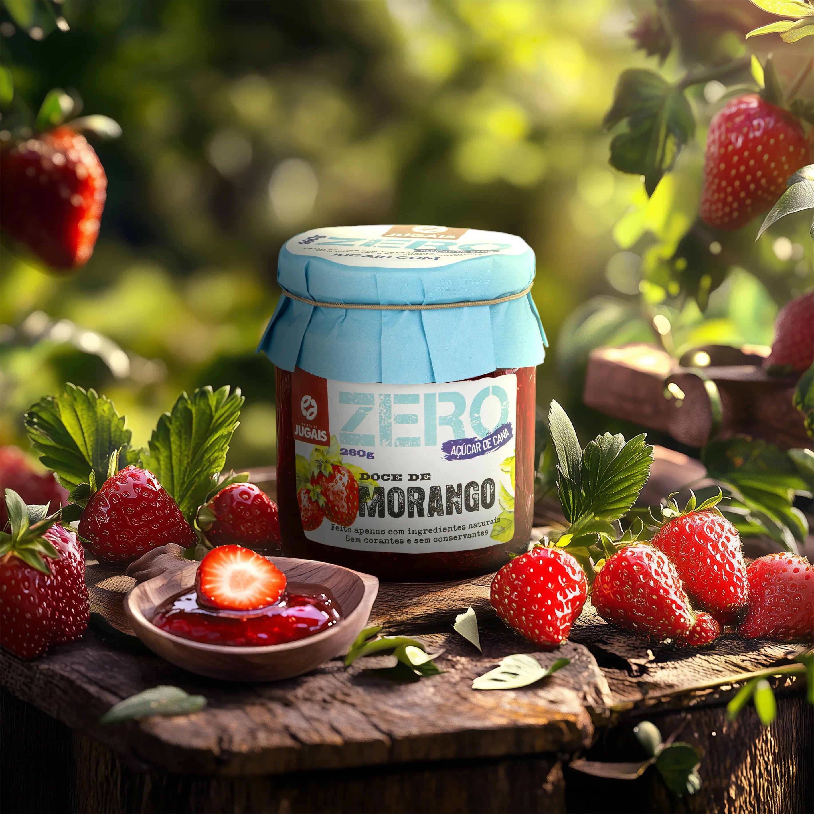 Zero Strawberry Jam Quinta de Jugais 280g