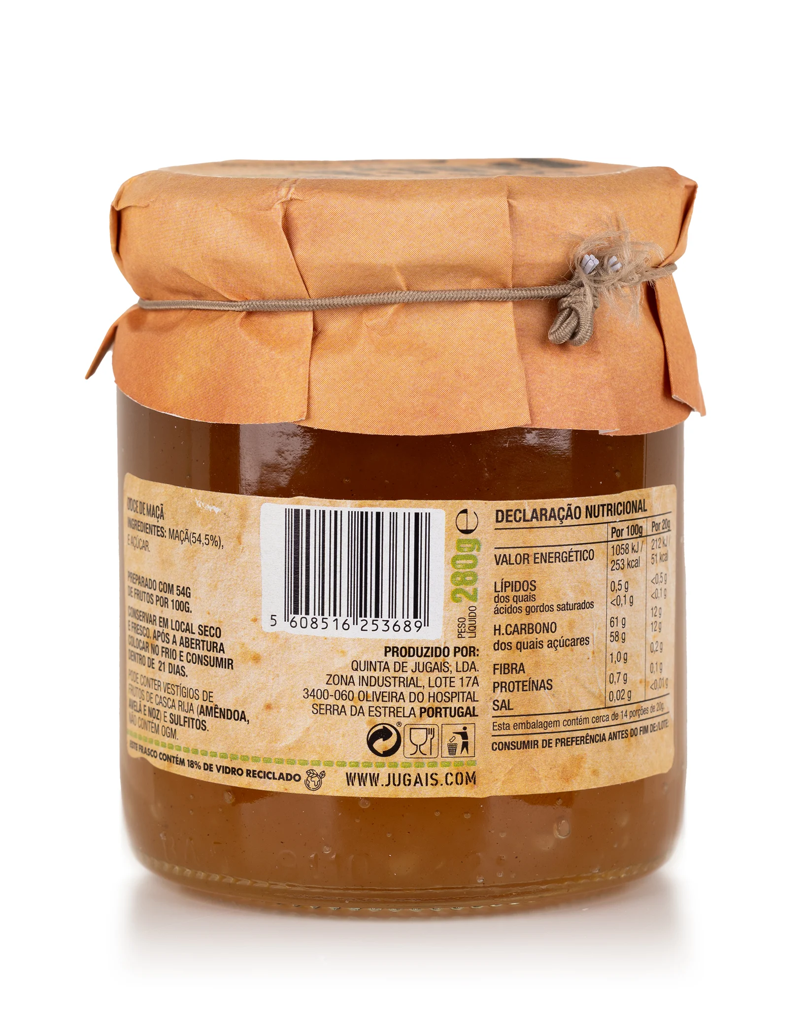 Bravo de Esmolfe Apple Jam Quinta de Jugais 280g