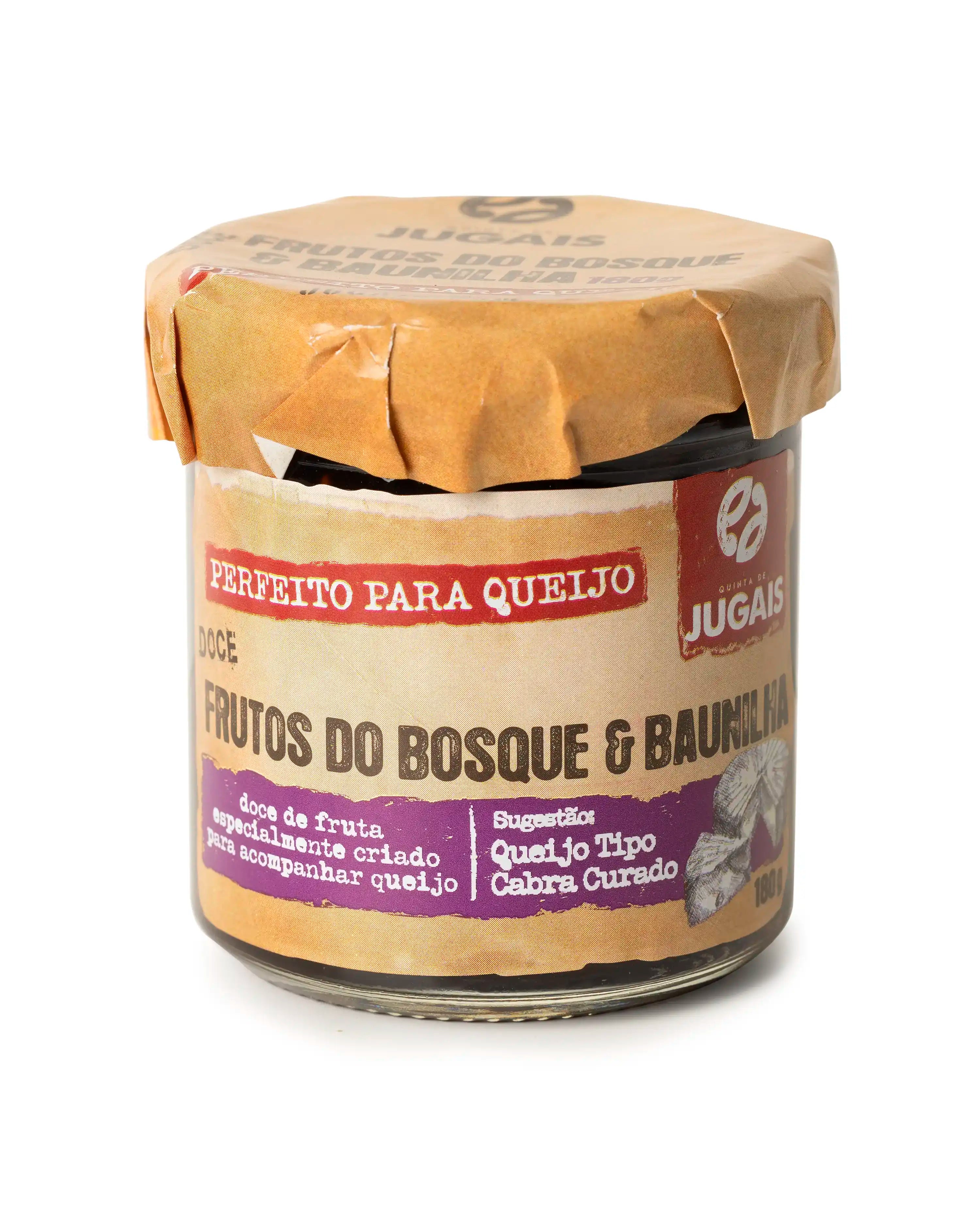 Doce Perfeito p/ Queijo - Frutos do Bosque e Baunilha Quinta de Jugais 180g