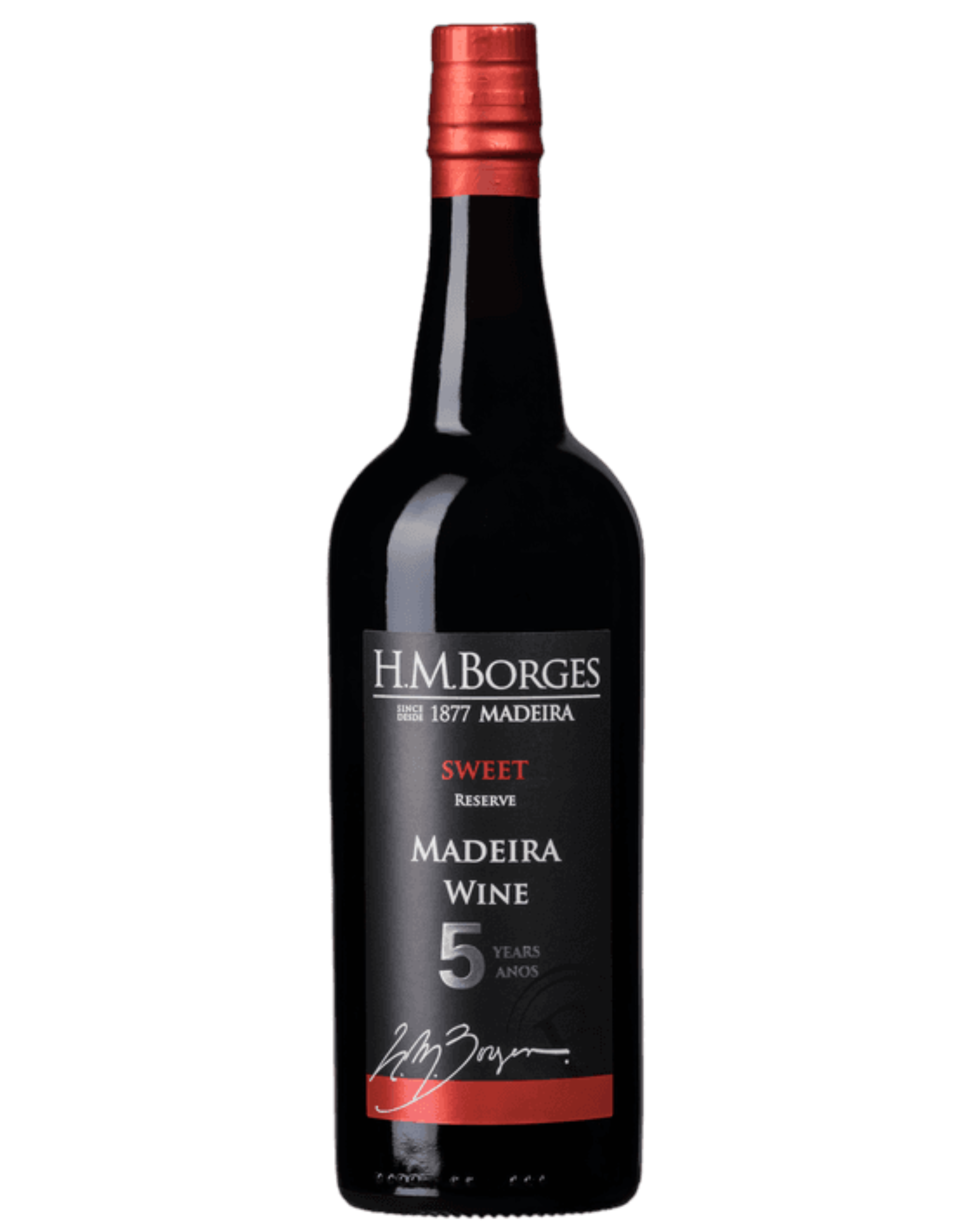 Vinho da Madeira H M Borges 5 Anos Reserva Doce