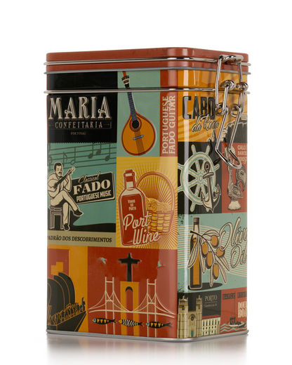 Tin of Artisanal Cookies &quot;Portugalia&quot; Maria Confeitaria 150g