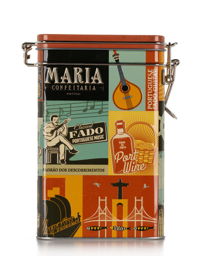 Tin of Artisanal Cookies &quot;Portugalia&quot; Maria Confeitaria 150g