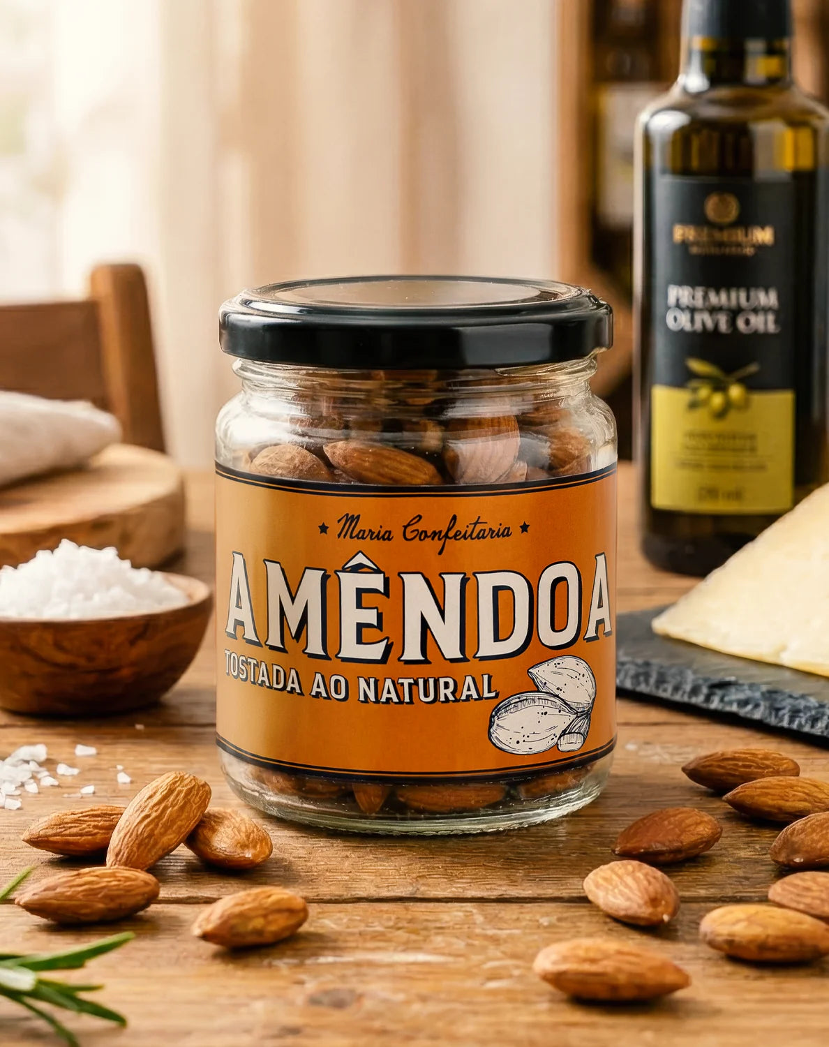Amêndoa Tostada Maria Confeitaria 120g
