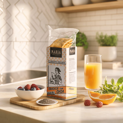 Cracker com Chia Maria Confeitaria 200g