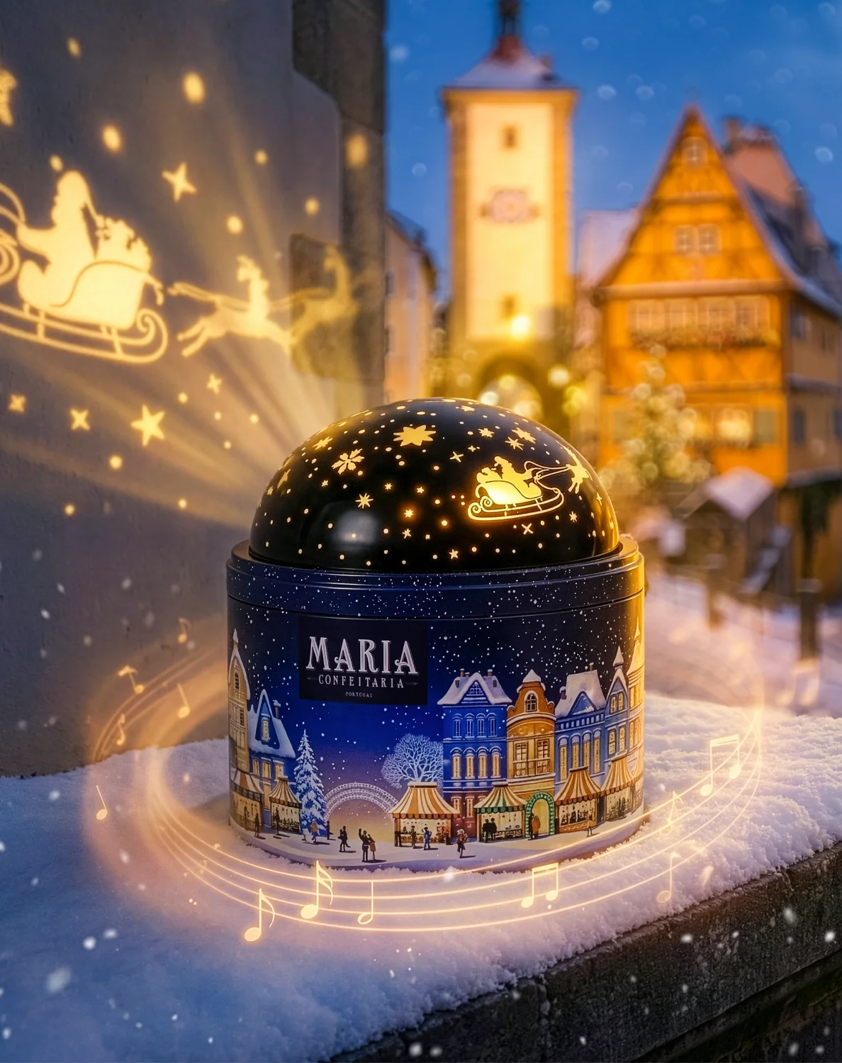 Lata de Música com Luz Maria Confeitaria