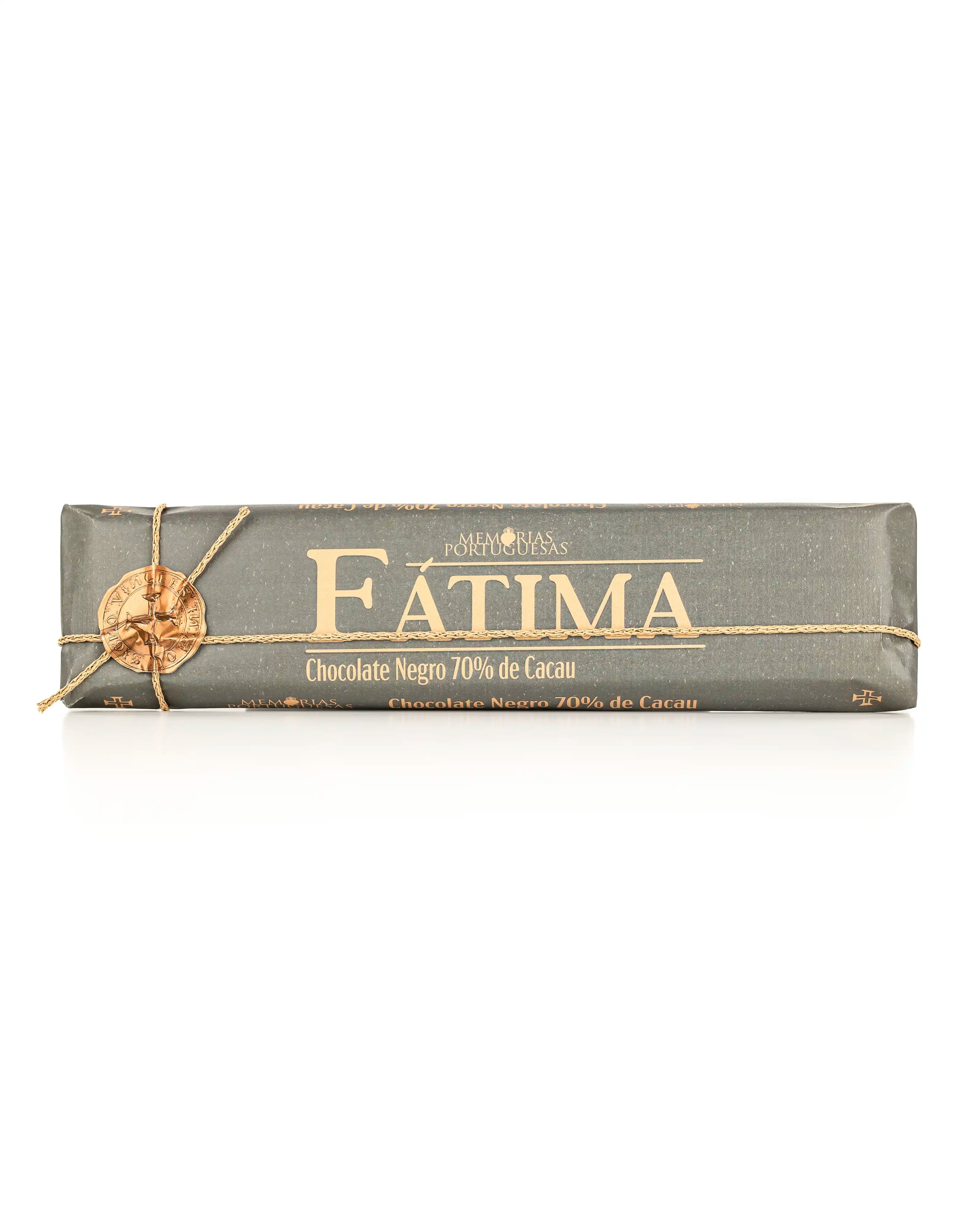 Tablete de Chocolate Negro "Fátima" Memórias Portuguesas 300g
