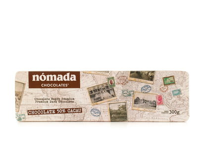 Chocolate Negro 50% de Cacau "Viajante" Nómada 300g