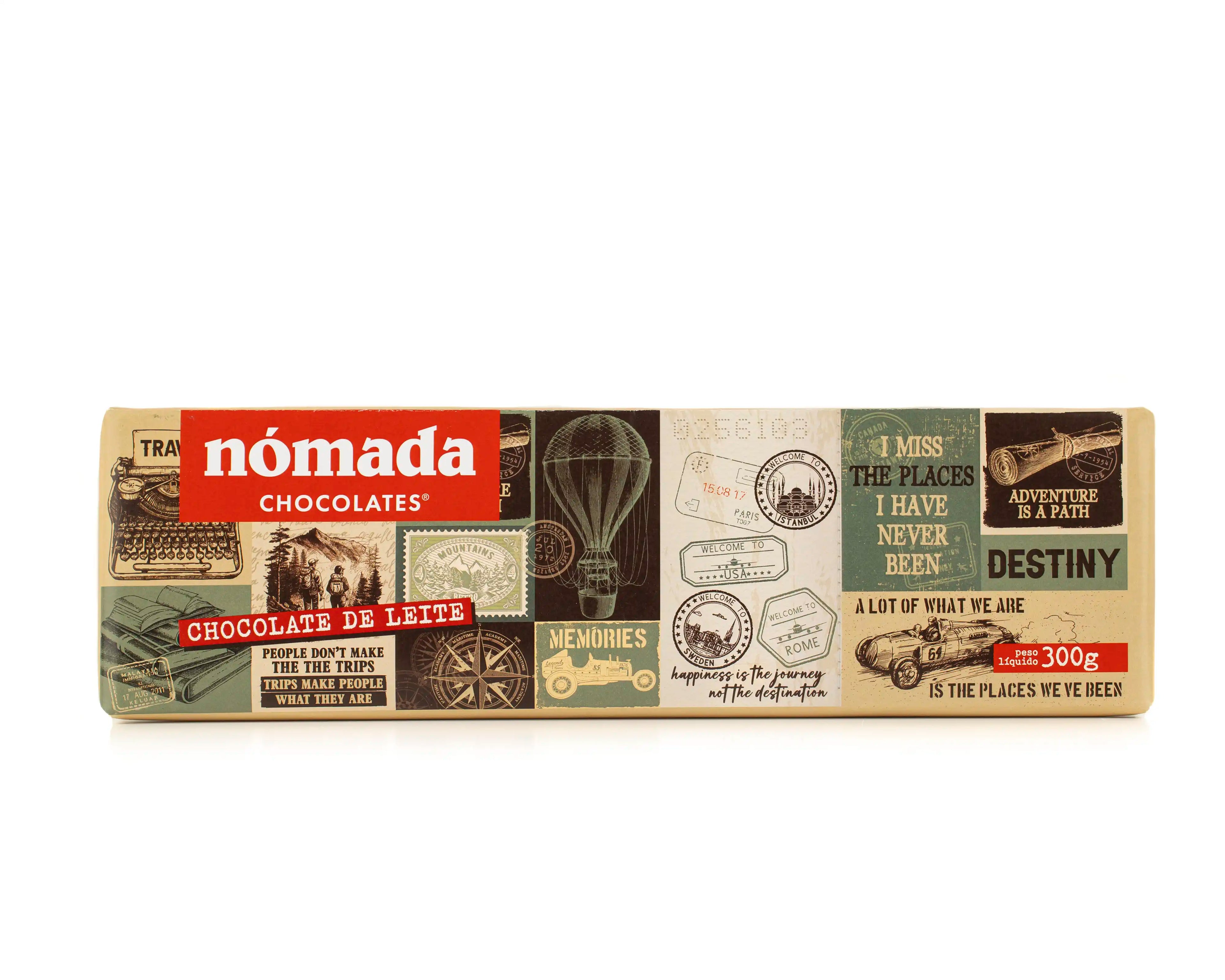 Chocolate de Leite "Viagem" Nómada 300g