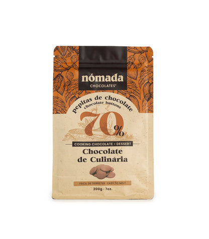 Pepitas de Chocolate de Culinária 70% Nómada 200g