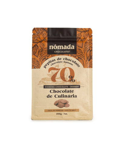 Nomad Culinary Chocolate Chips 70% 200g